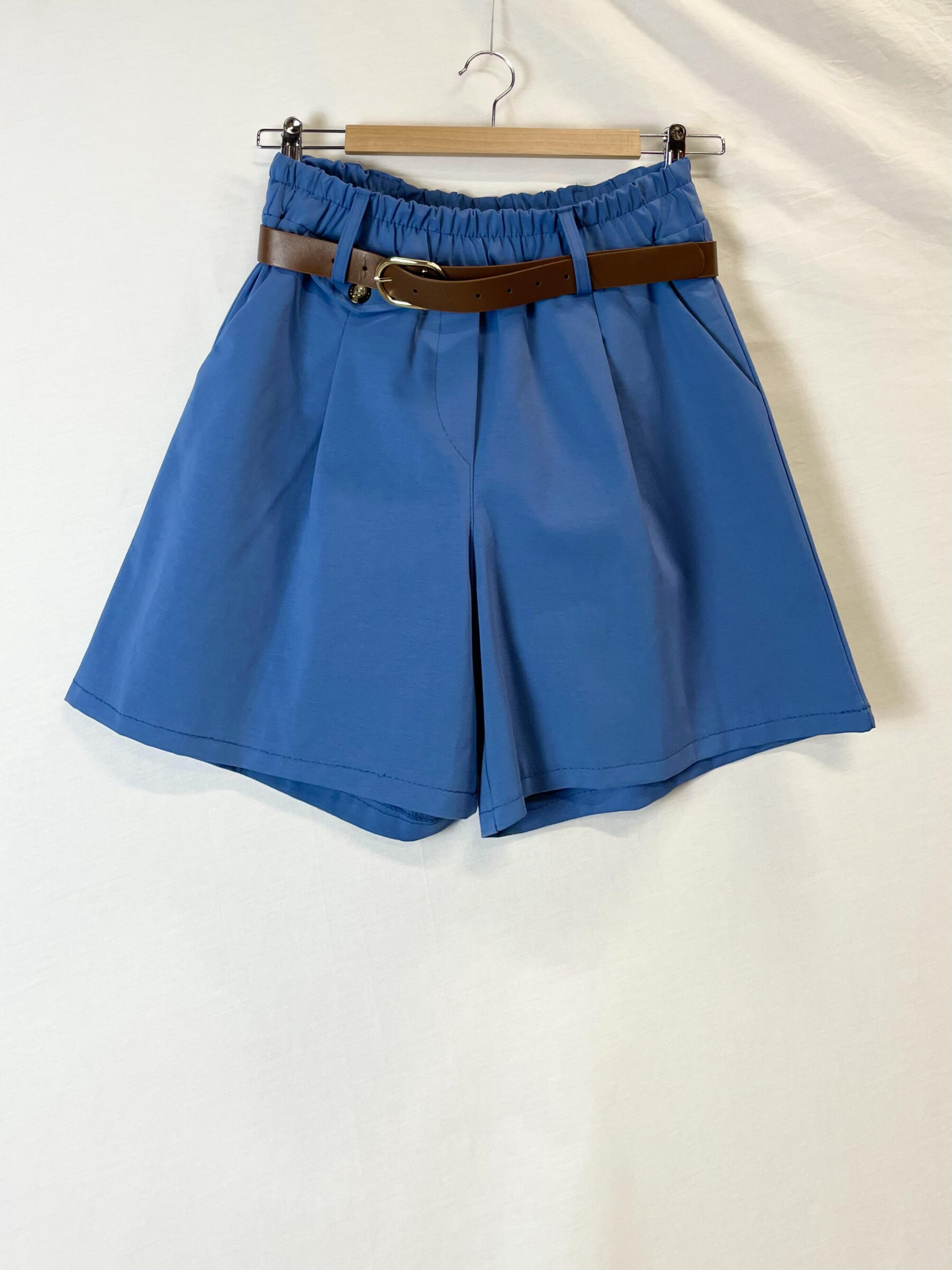 Wholesaler Catherine Style - High-waisted shorts with elasticated waistband