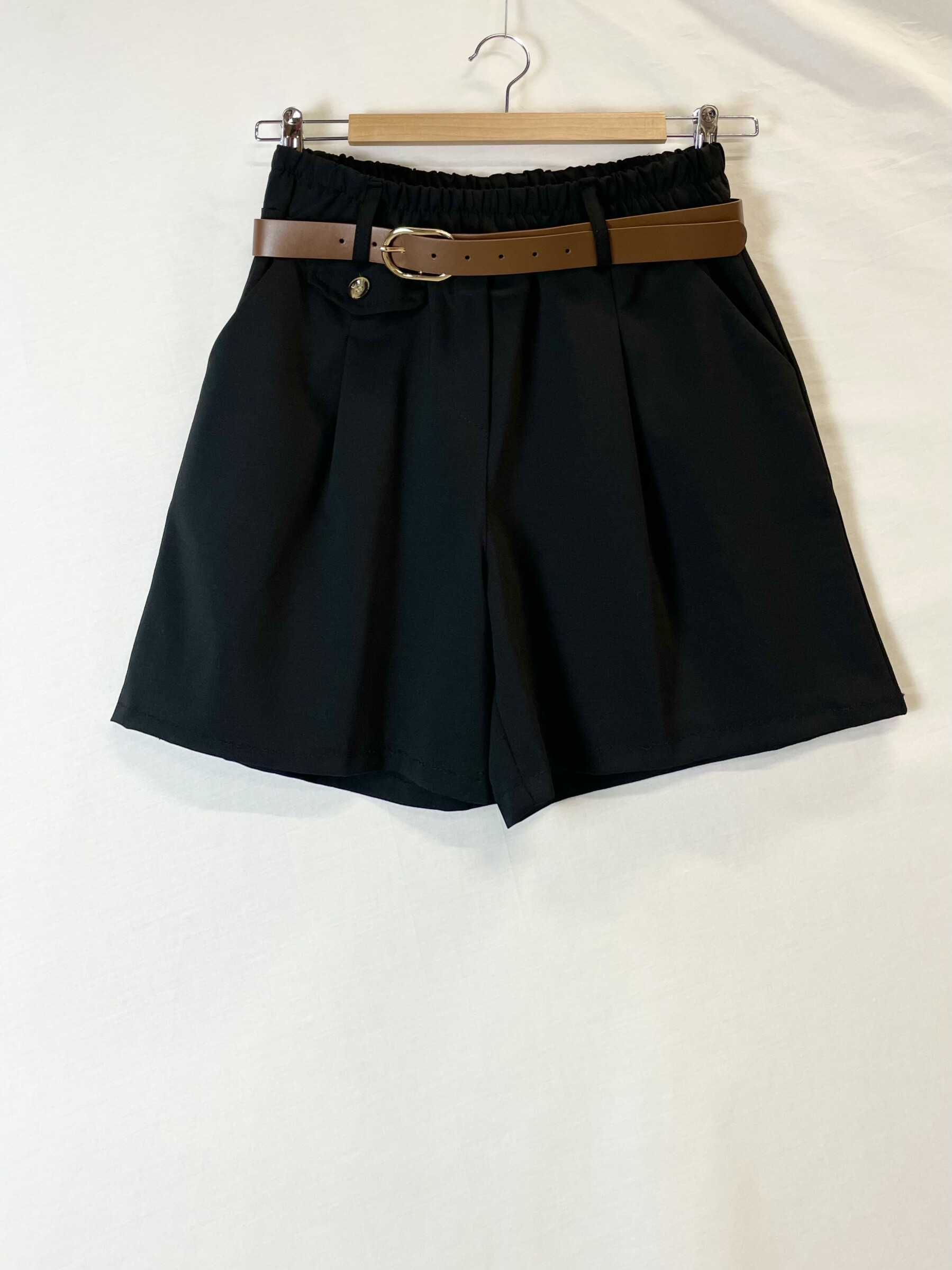 Mayorista Catherine Style - Shorts de talle alta con cintura elástica