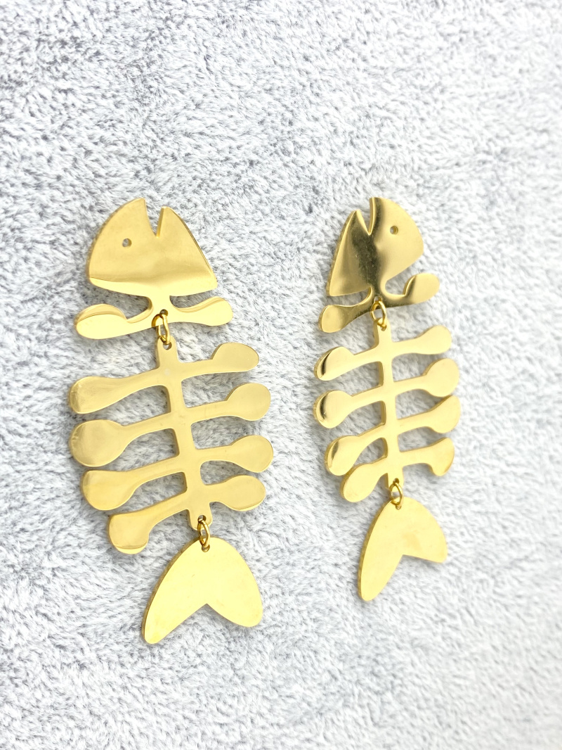 Wholesaler Cecile II - Steel earring