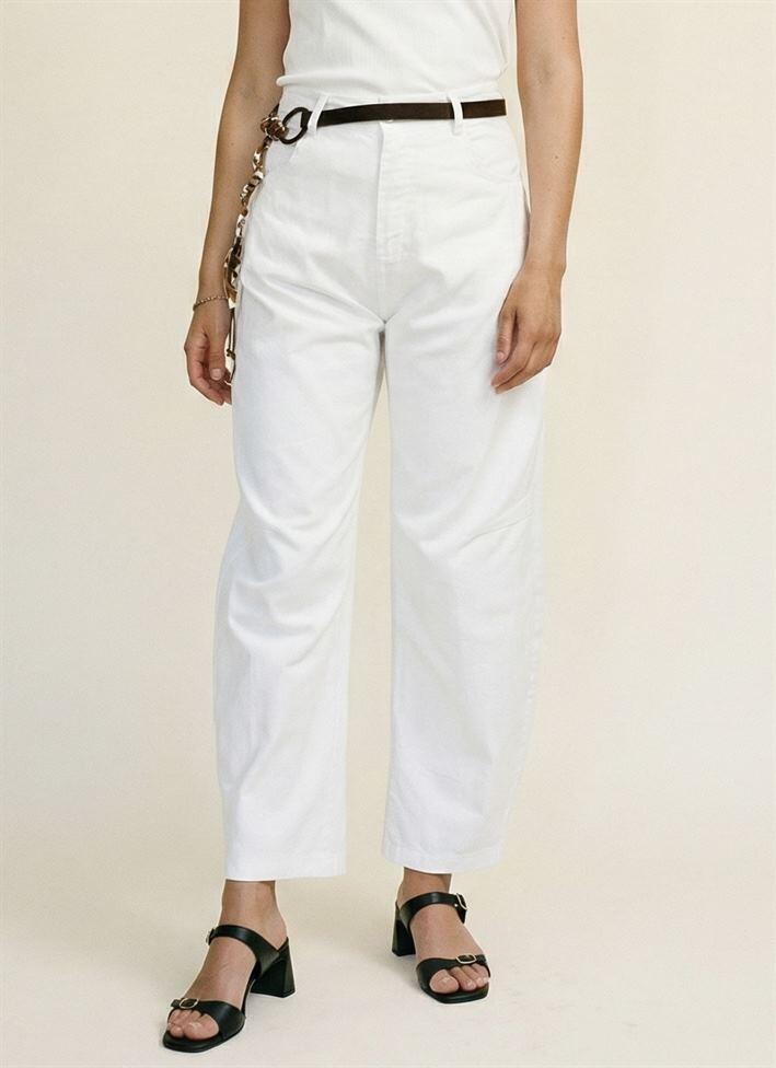 Großhändler CÉCILE WANG - Weit geschnittene Baumwollhose BCG02402-2