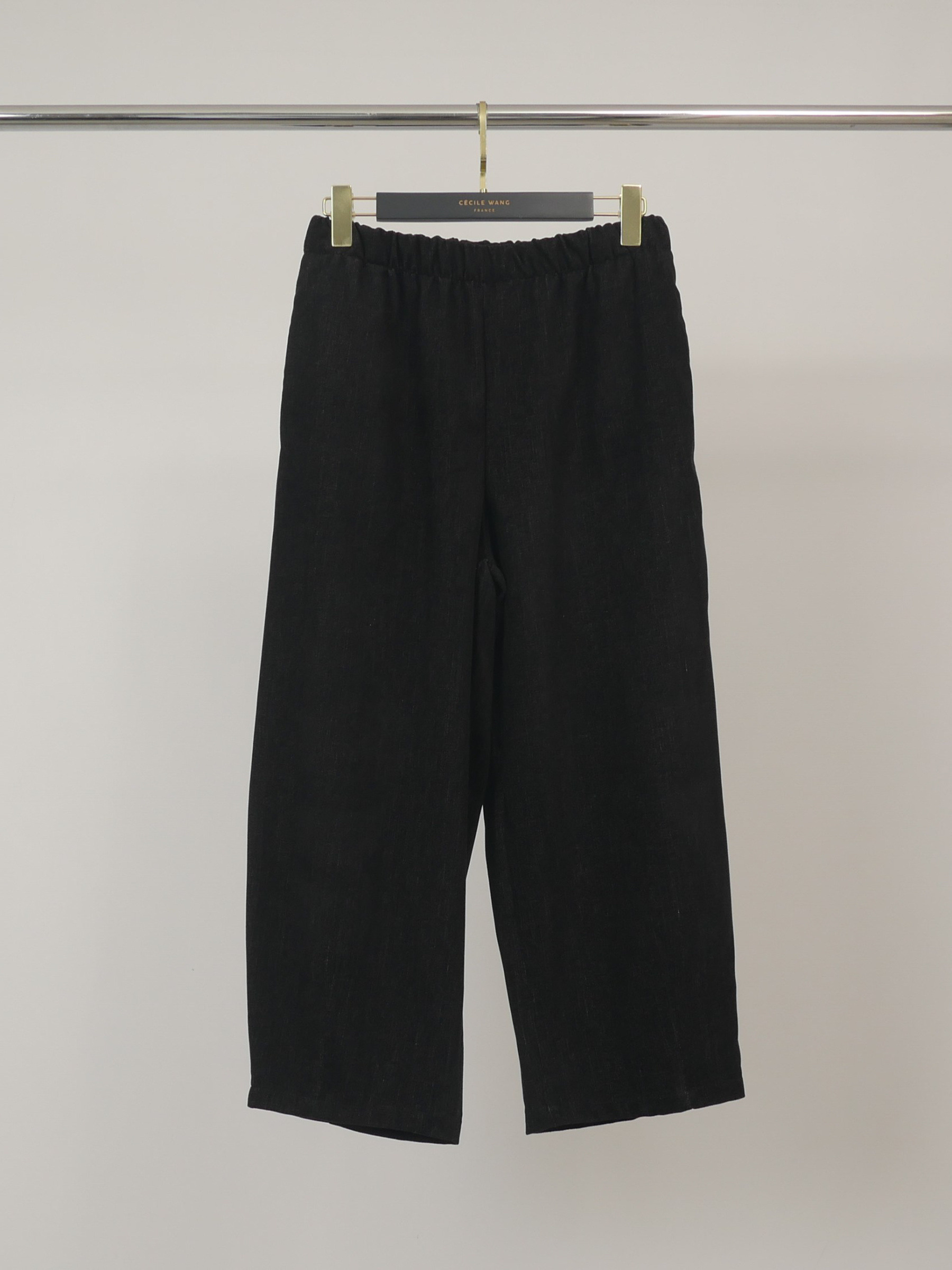 Großhändler CÉCILE WANG - Weite Chenille-Hose mit fließendem Fall – THS67625VL