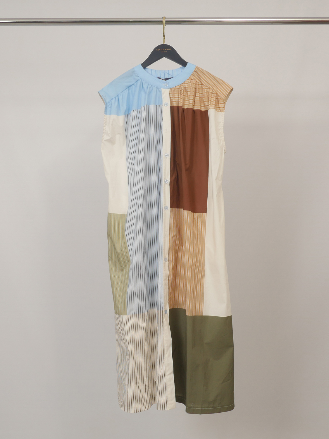 Grossista CÉCILE WANG - Abito senza maniche in cotone KD88008CO