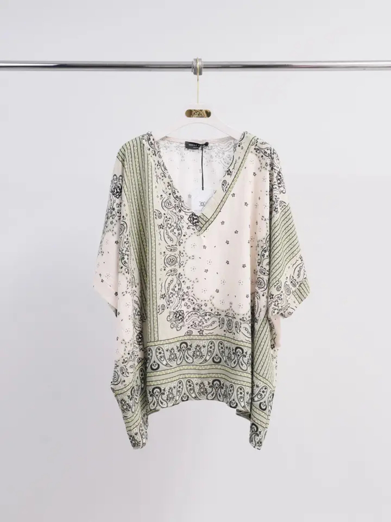 Grossiste Cécile Wang - Tunique imprimé bandana 8069-2