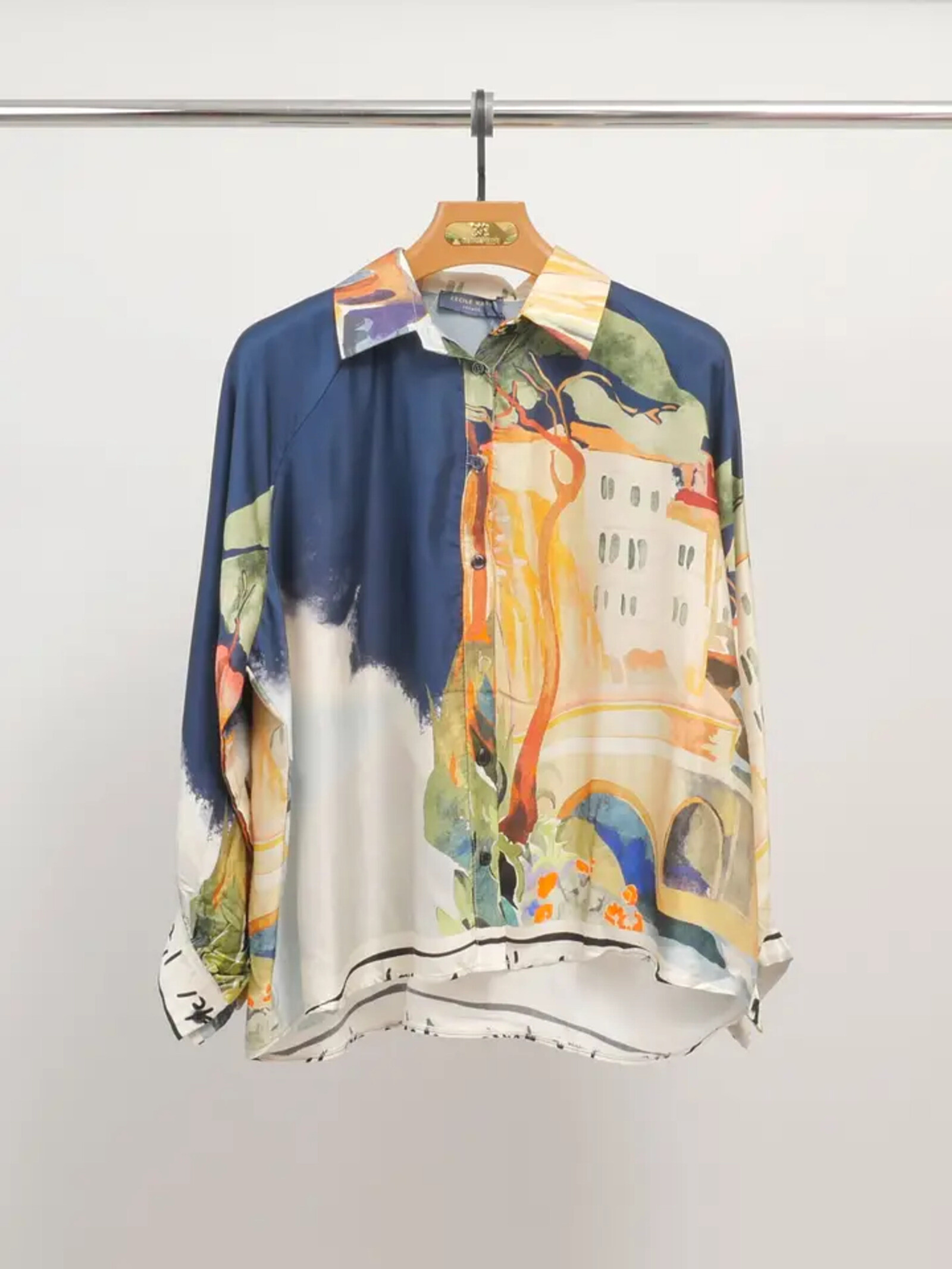 Wholesaler Cécile Wang - Watercolor printed fluid tunic