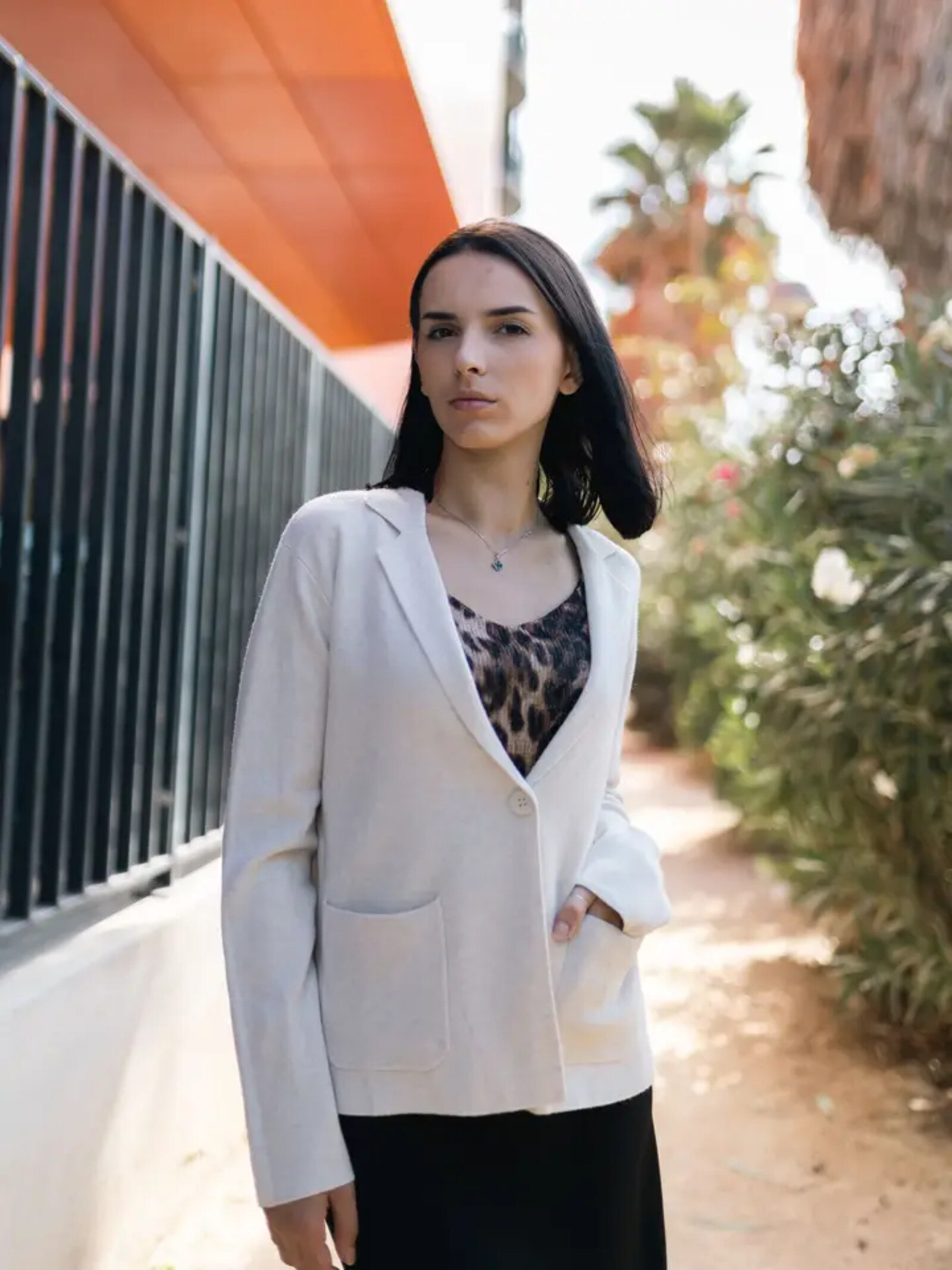 Grossista Cécile Wang - Blazer morbido DSY9092
