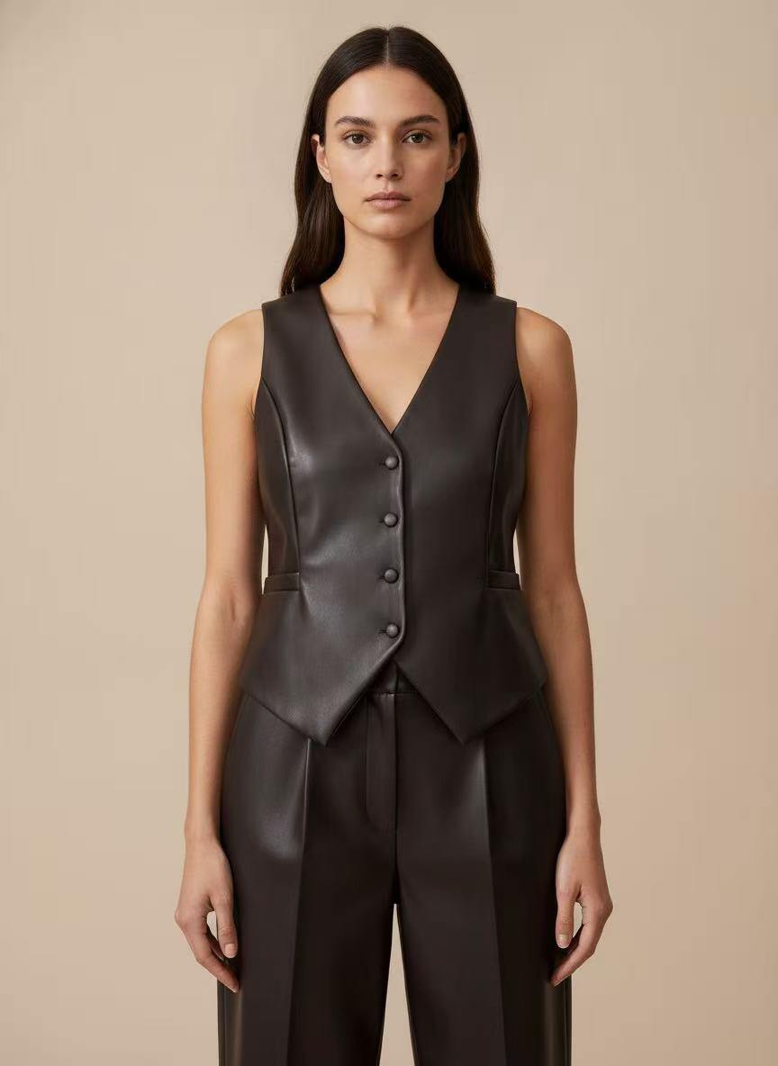 Wholesaler CEM - LEATHER VEST