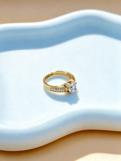 Großhändler Ceramik - Damen Solitär Zirkon Ring - Edelstahl Großhändler Ceramik - Damen Solitär Zirkon Ring - Edelstahl