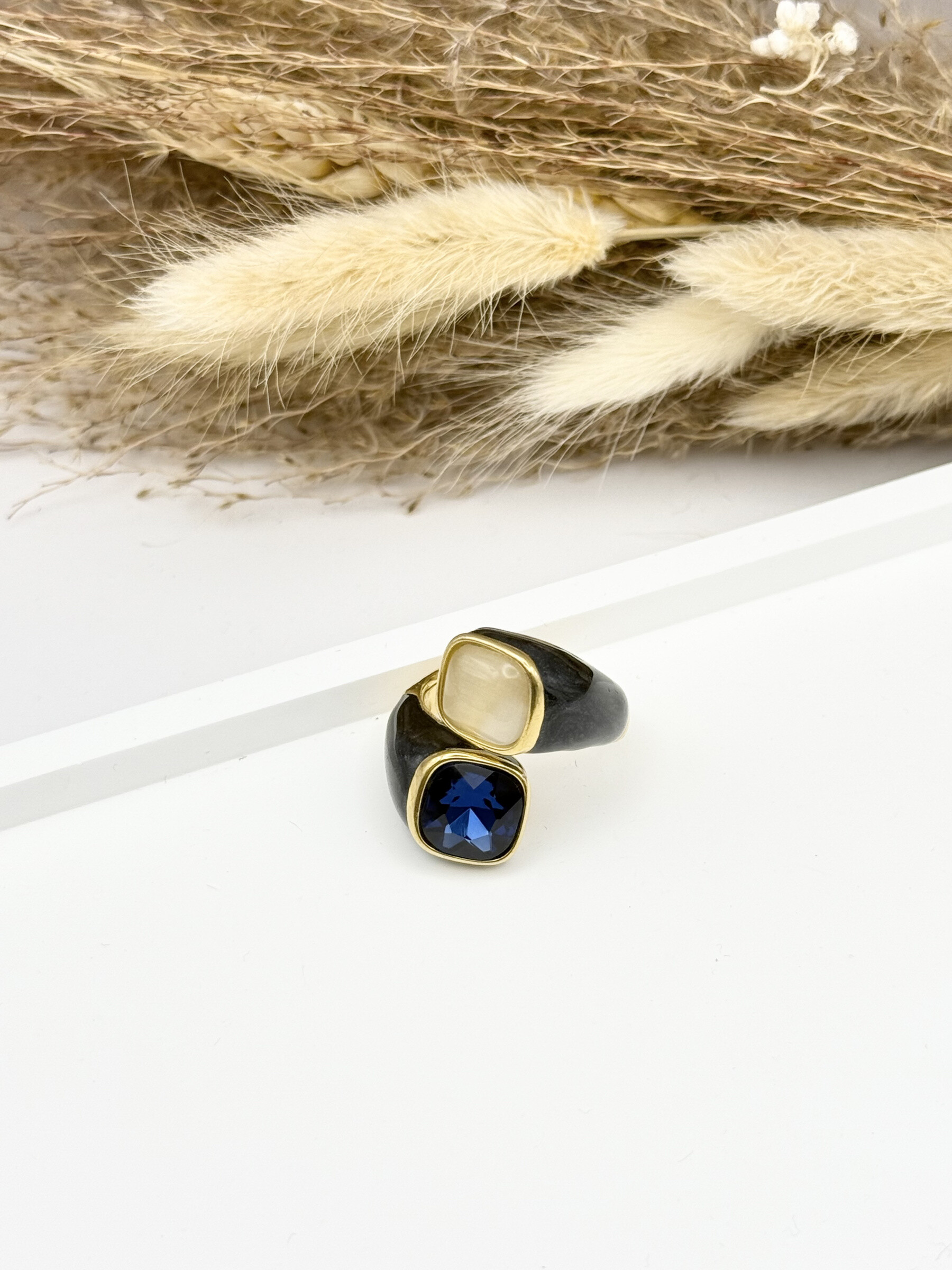 Wholesaler Ceramik - Multicolored stainless steel ring Size of your choice