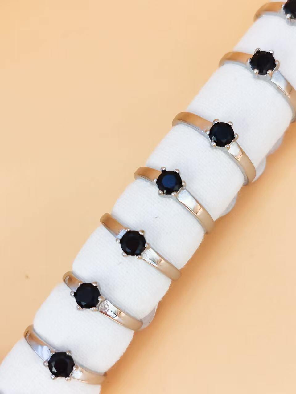 Mayorista Ceramik - Anillo para Mujer – Plateado con Piedra de Color a Elección