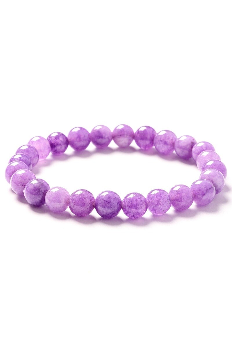 Wholesaler Ceramik - Natural Stone Bracelet 8mm Amethyst