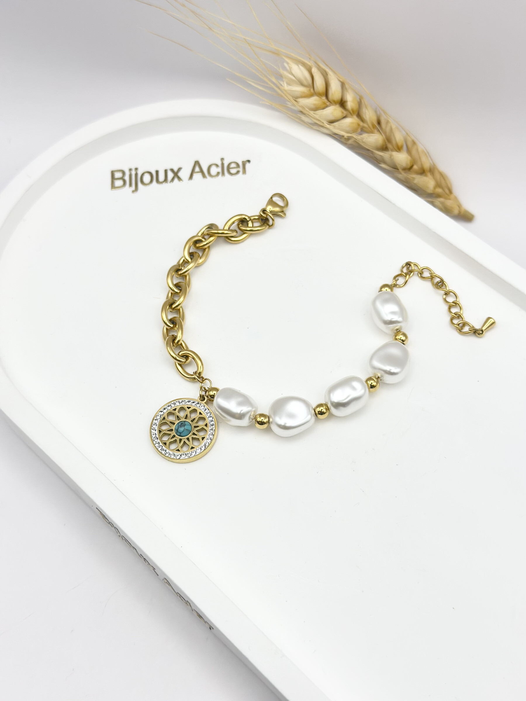 Wholesaler Ceramik - Sun stainless steel charms bracelet