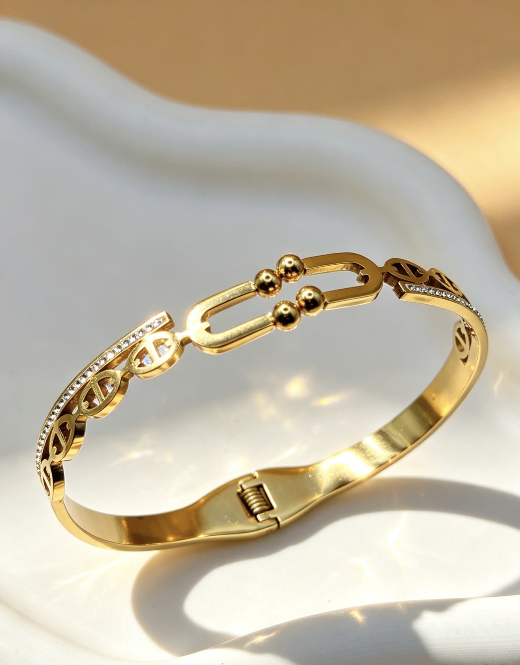 Mayorista Ceramik - Brazalete de Cadena Náutica & Eslabones Deslizantes
