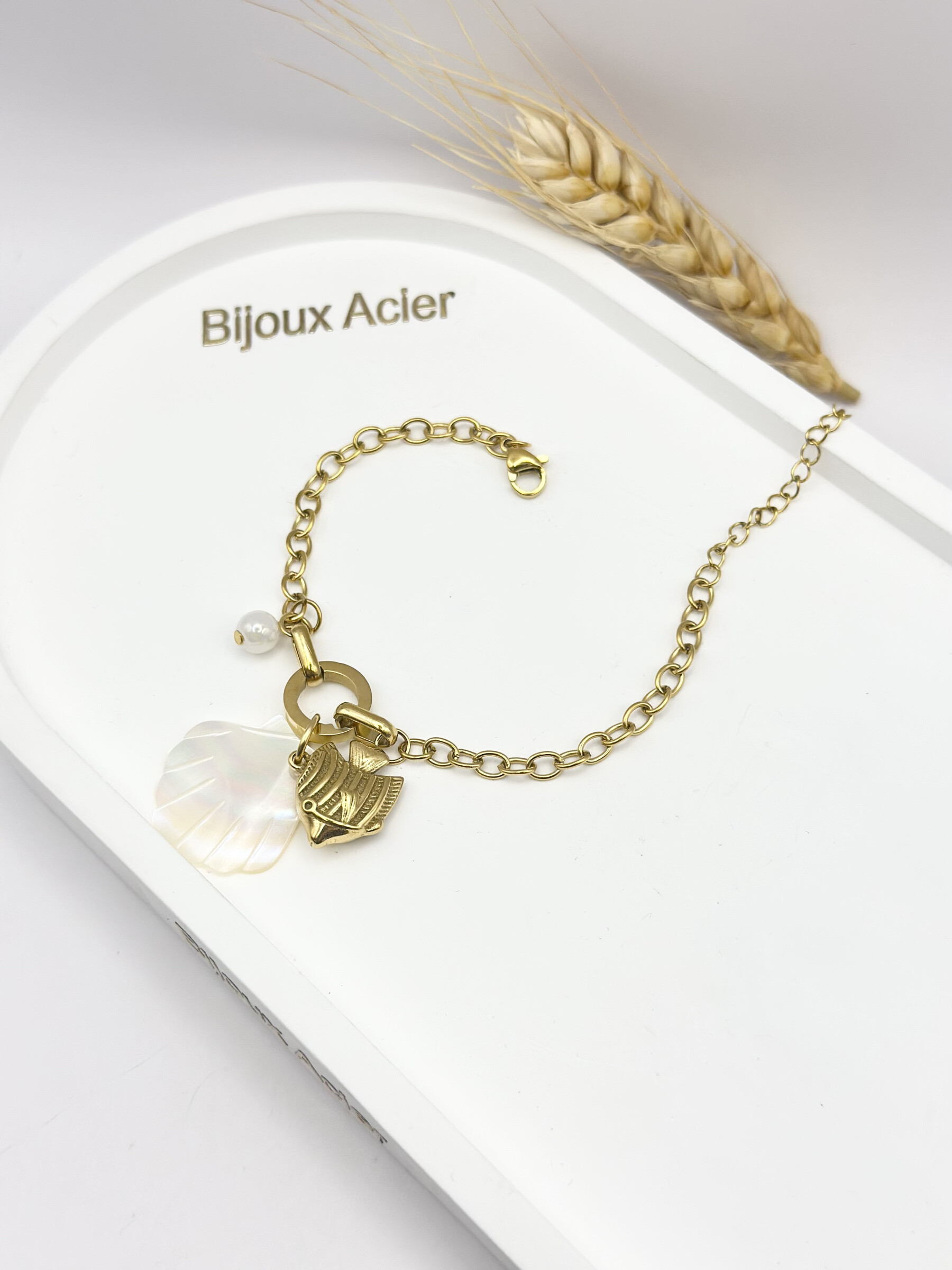 Wholesaler Ceramik - Sun stainless steel charms bracelet