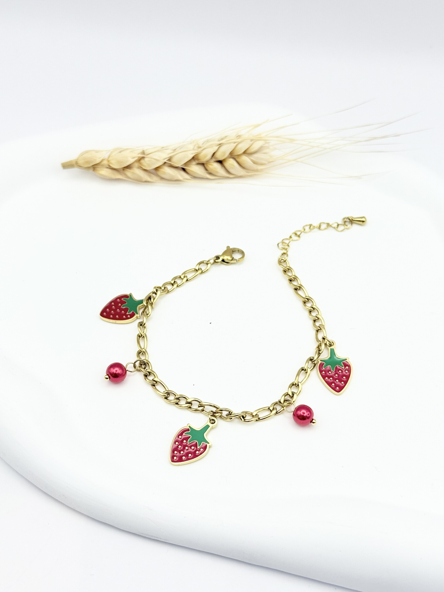 Wholesaler Ceramik - Sun charm bracelet and symbols - stainless steel
