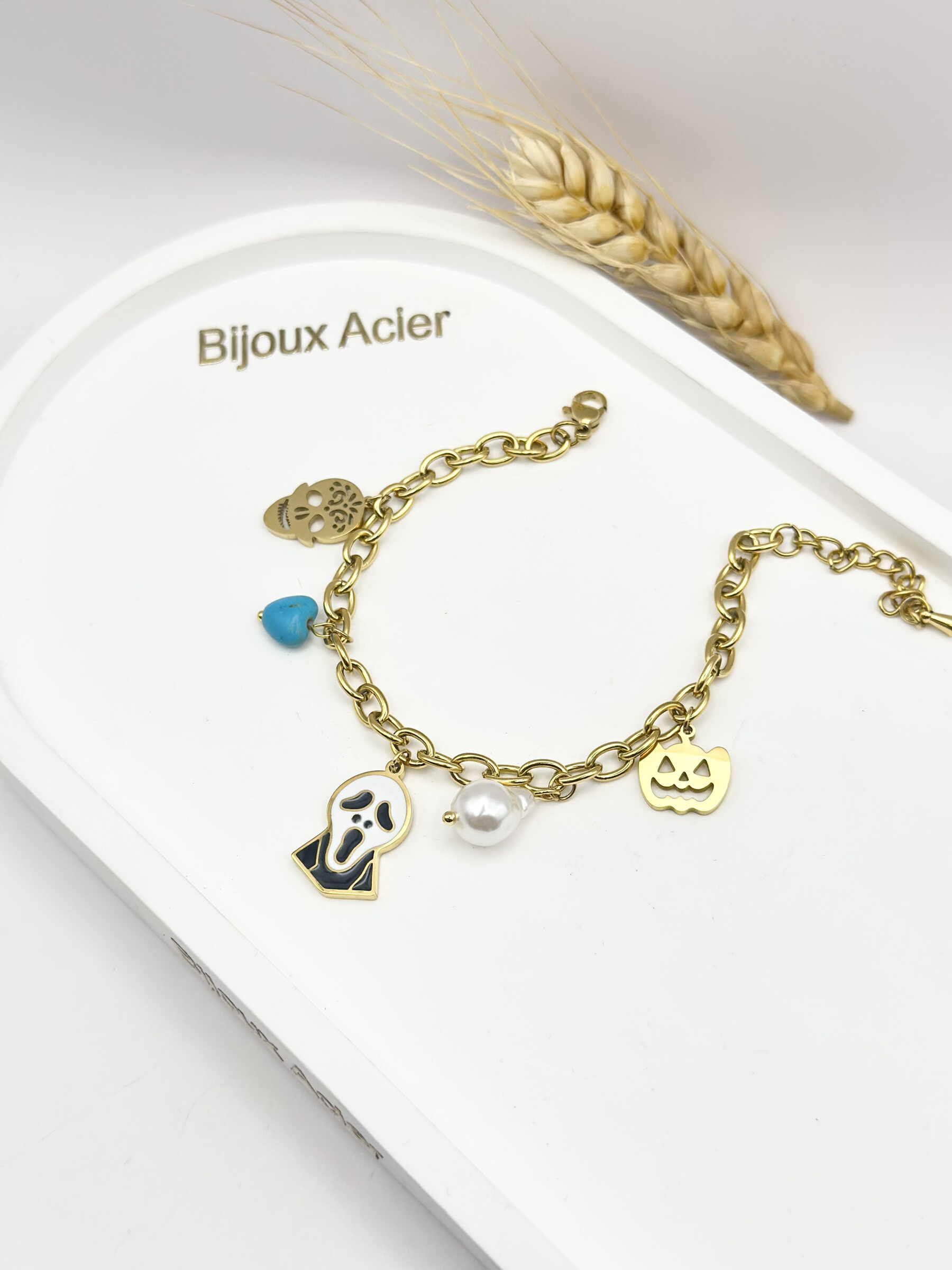 Wholesaler Ceramik - Sun stainless steel charms bracelet