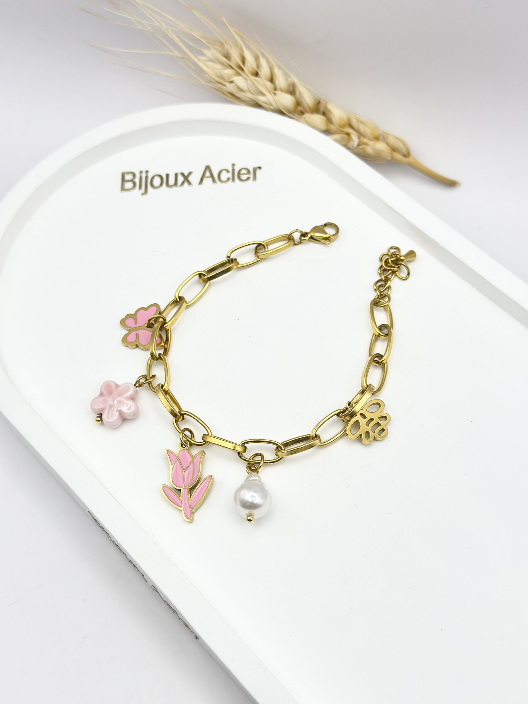 Wholesaler Ceramik - Sun stainless steel charms bracelet