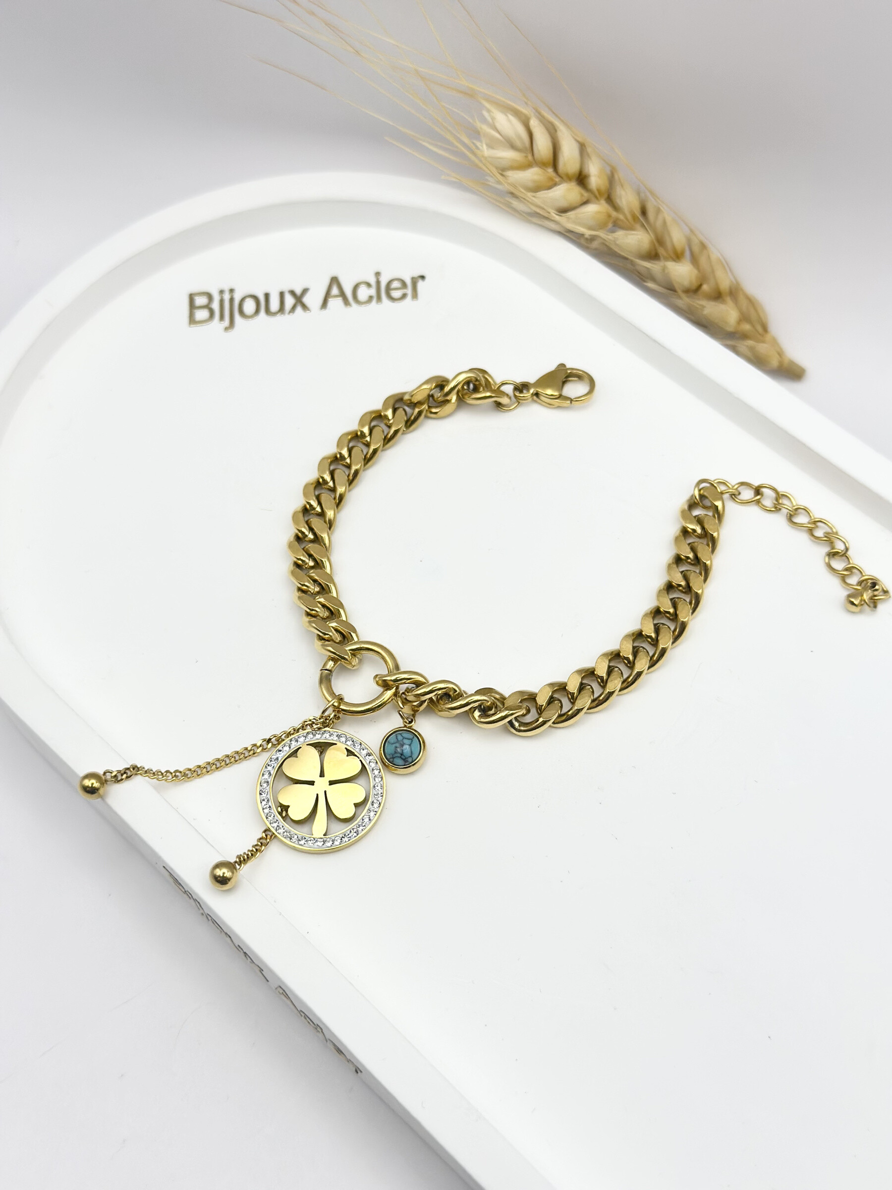 Wholesaler Ceramik - Sun stainless steel charms bracelet