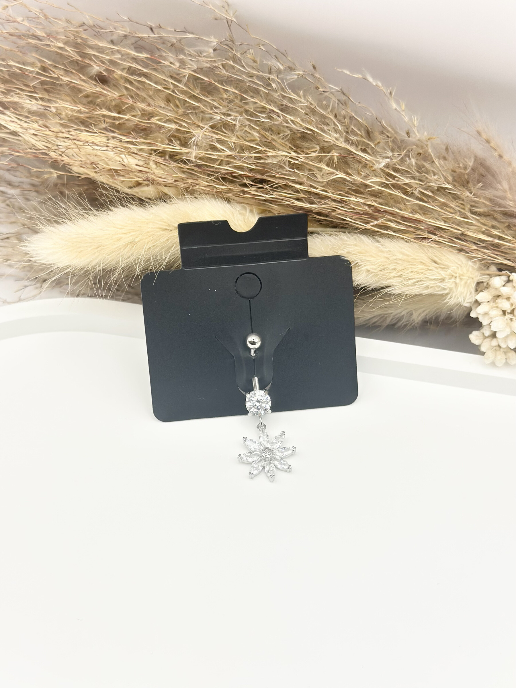 Großhändler Ceramik - Herzförmiges Bauchnabelpiercing aus Edelstahl