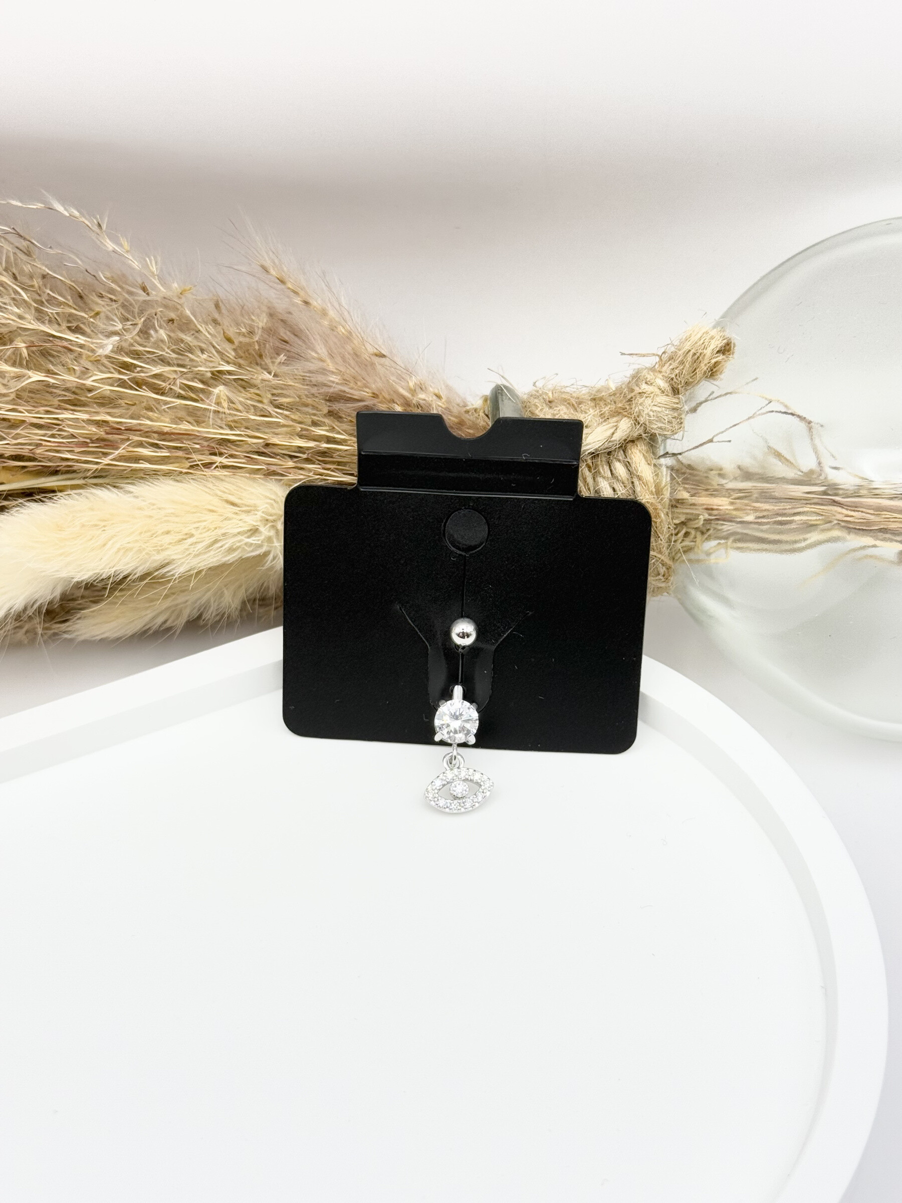 Großhändler Ceramik - Herzförmiges Bauchnabelpiercing aus Edelstahl