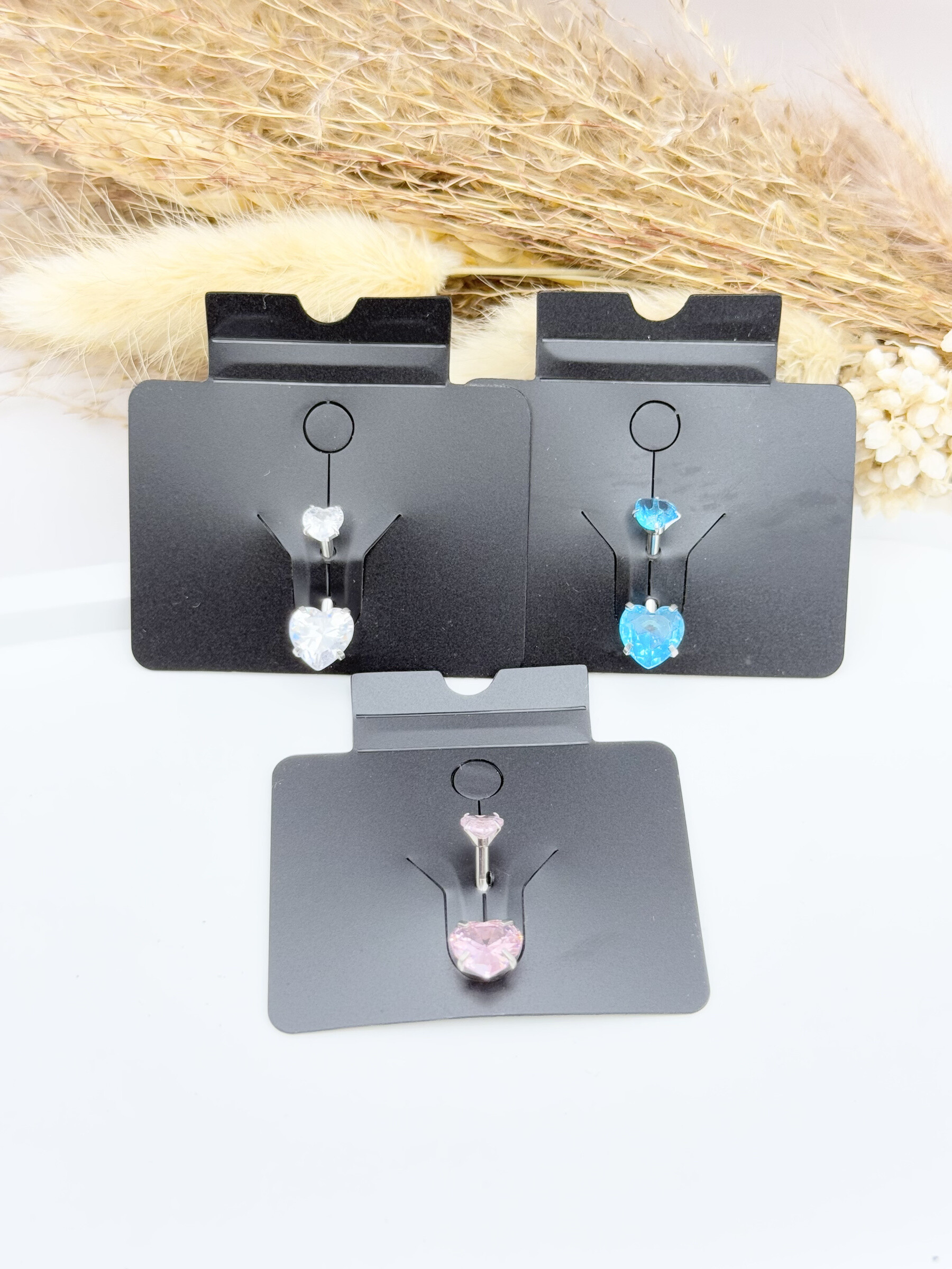 Wholesaler Ceramik - Heart shaped stainless steel navel piercing