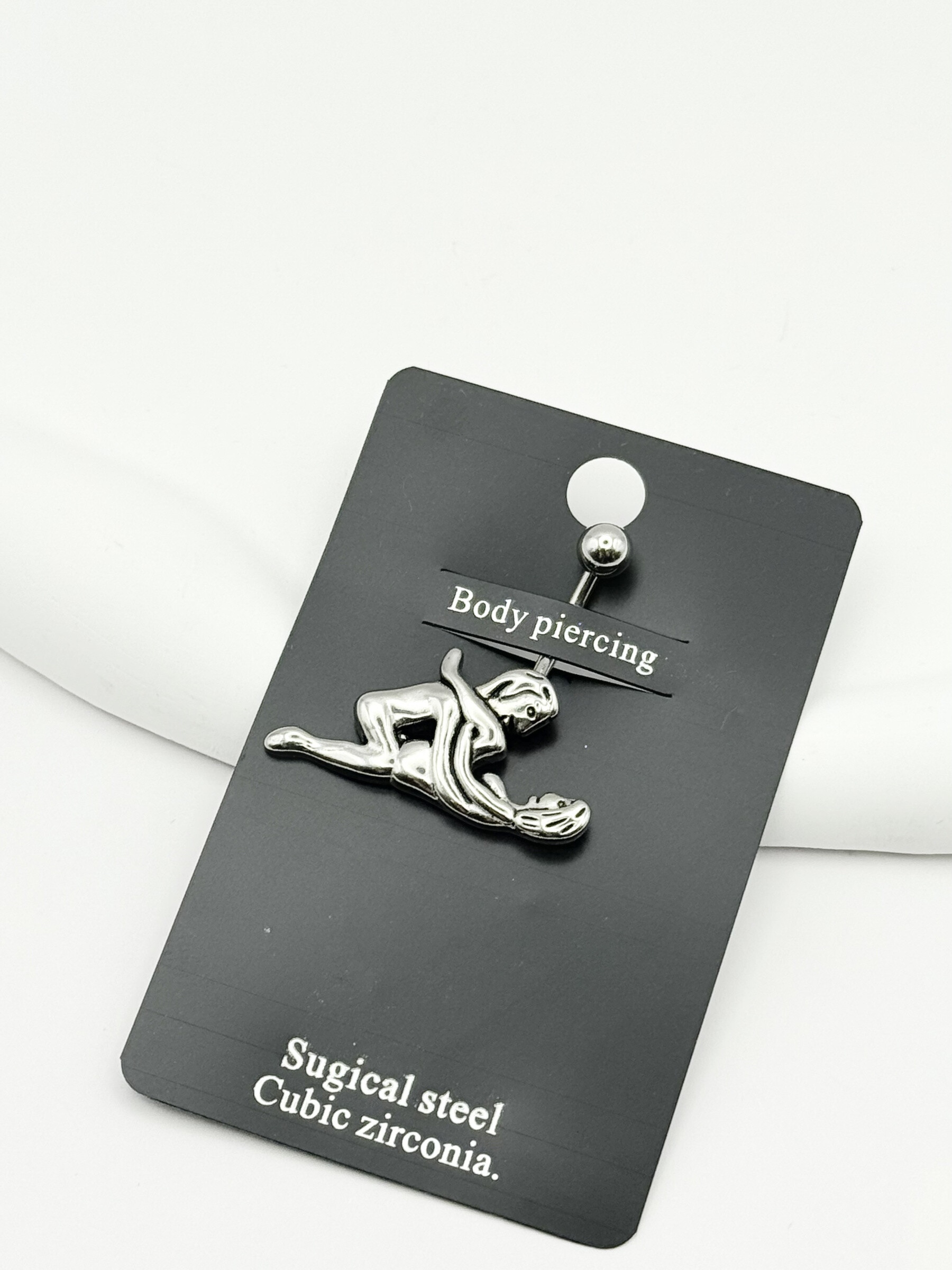Wholesaler Ceramik - Stainless steel belly button piercing - Artistic couple