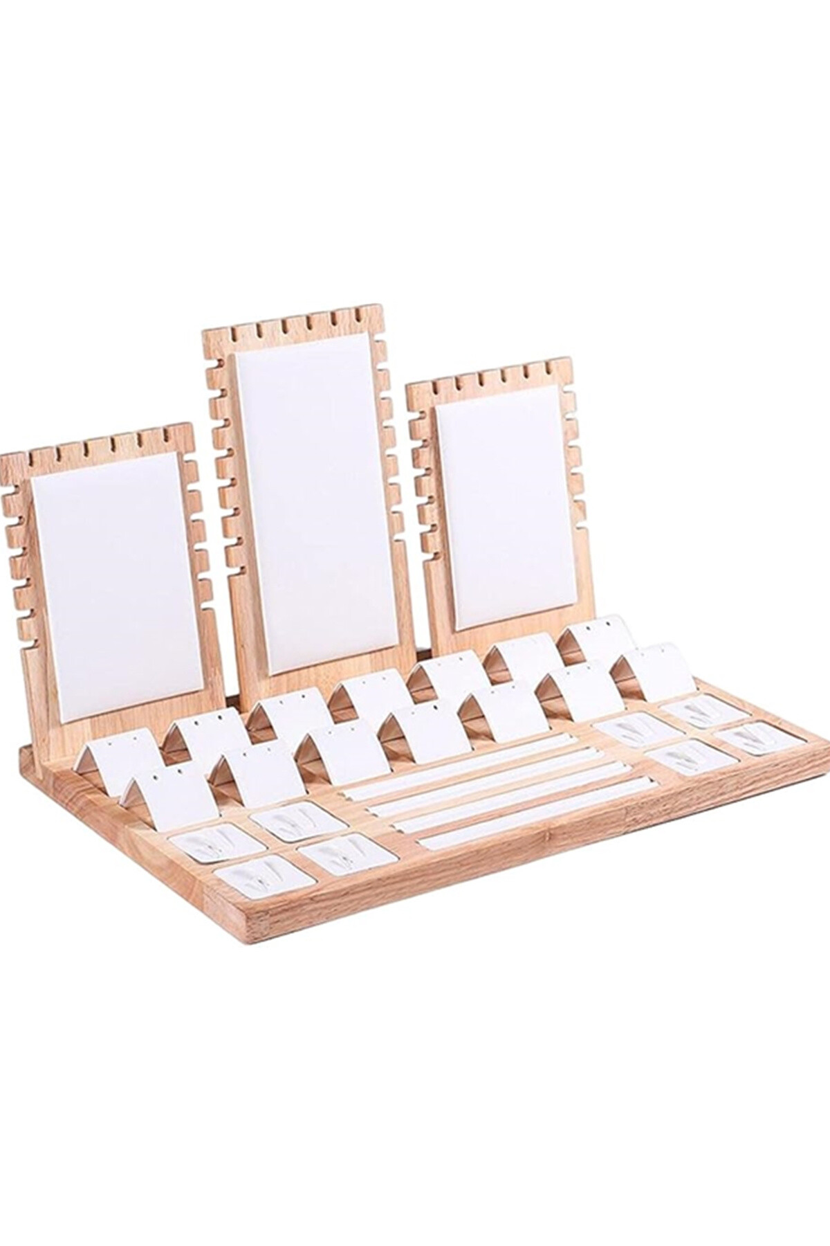 Wholesaler Ceramik - Jewelry Display Stand, Bamboo Showcase Versatile Support Large Capacity