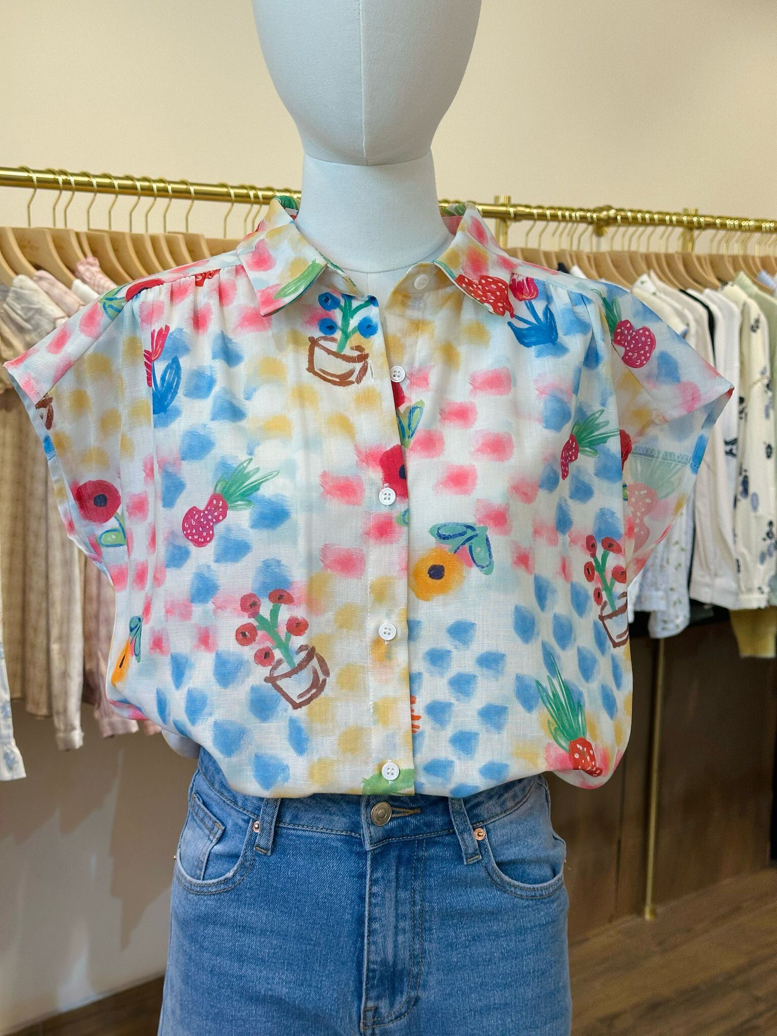 Grossiste Cerise Blue - BLOUSE