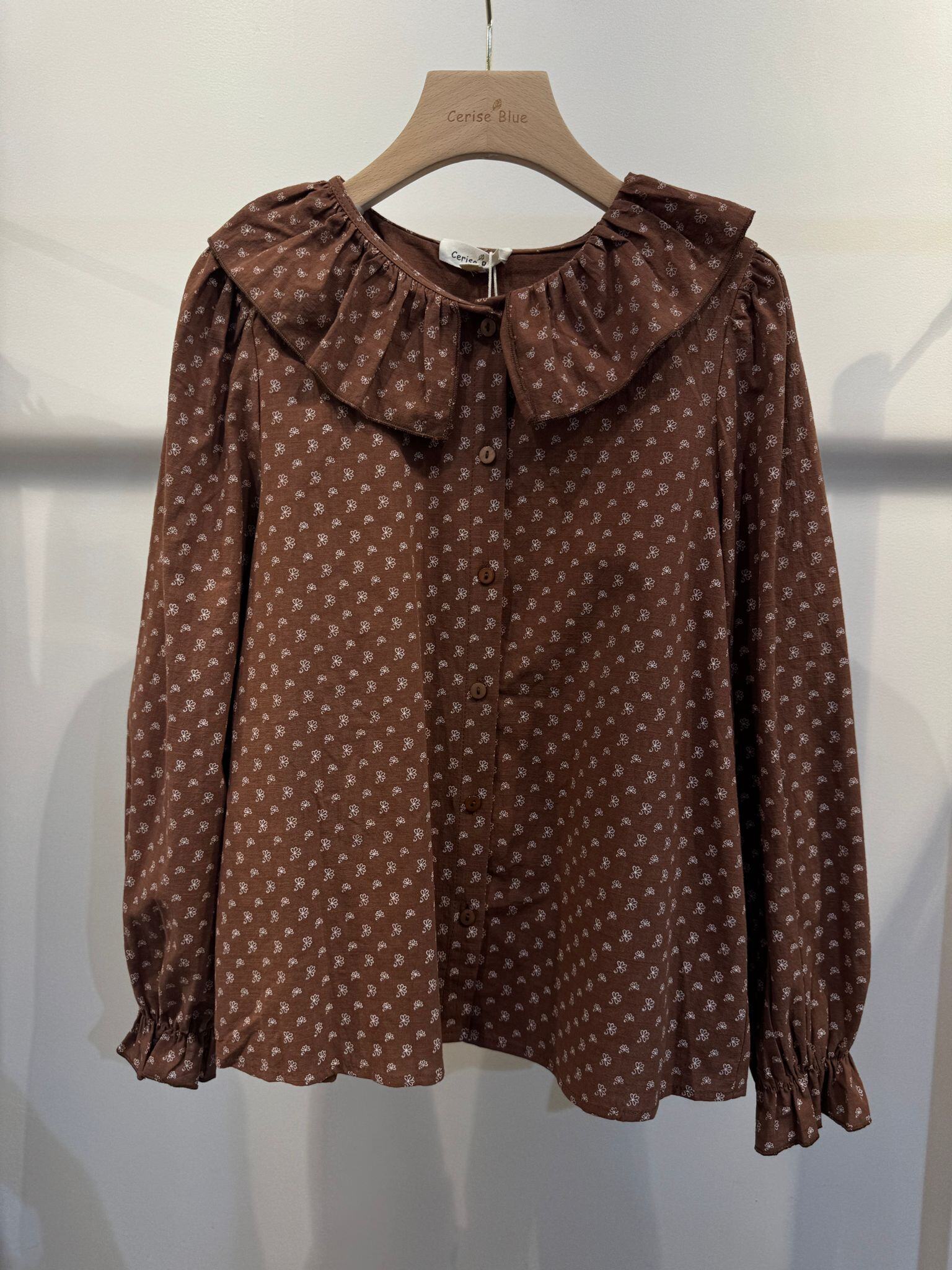 Mayorista Cerise Blue - BLUSA DE ALGODÓN ESTAMPADA