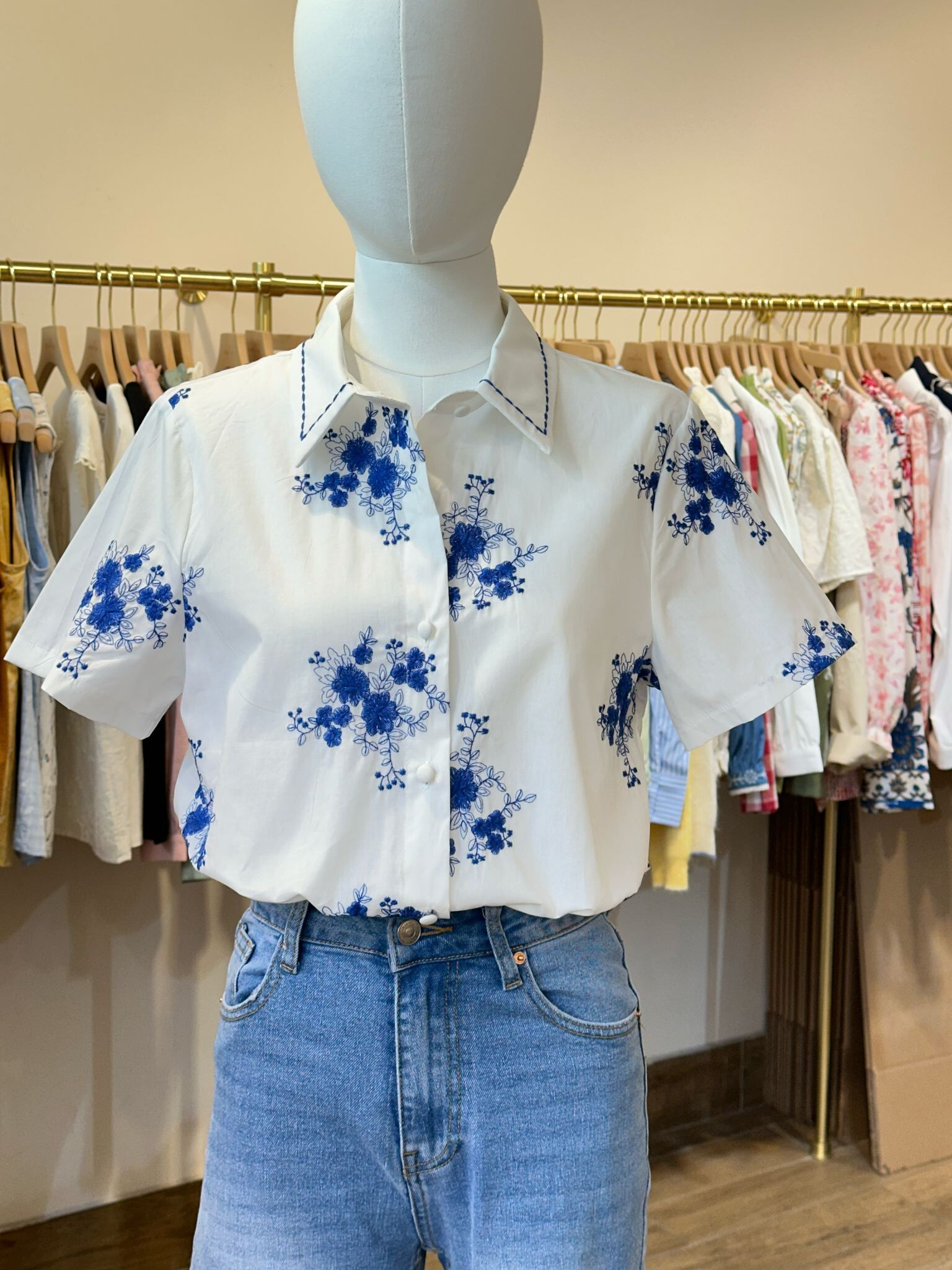 Grossiste Cerise Blue - BLOUSE