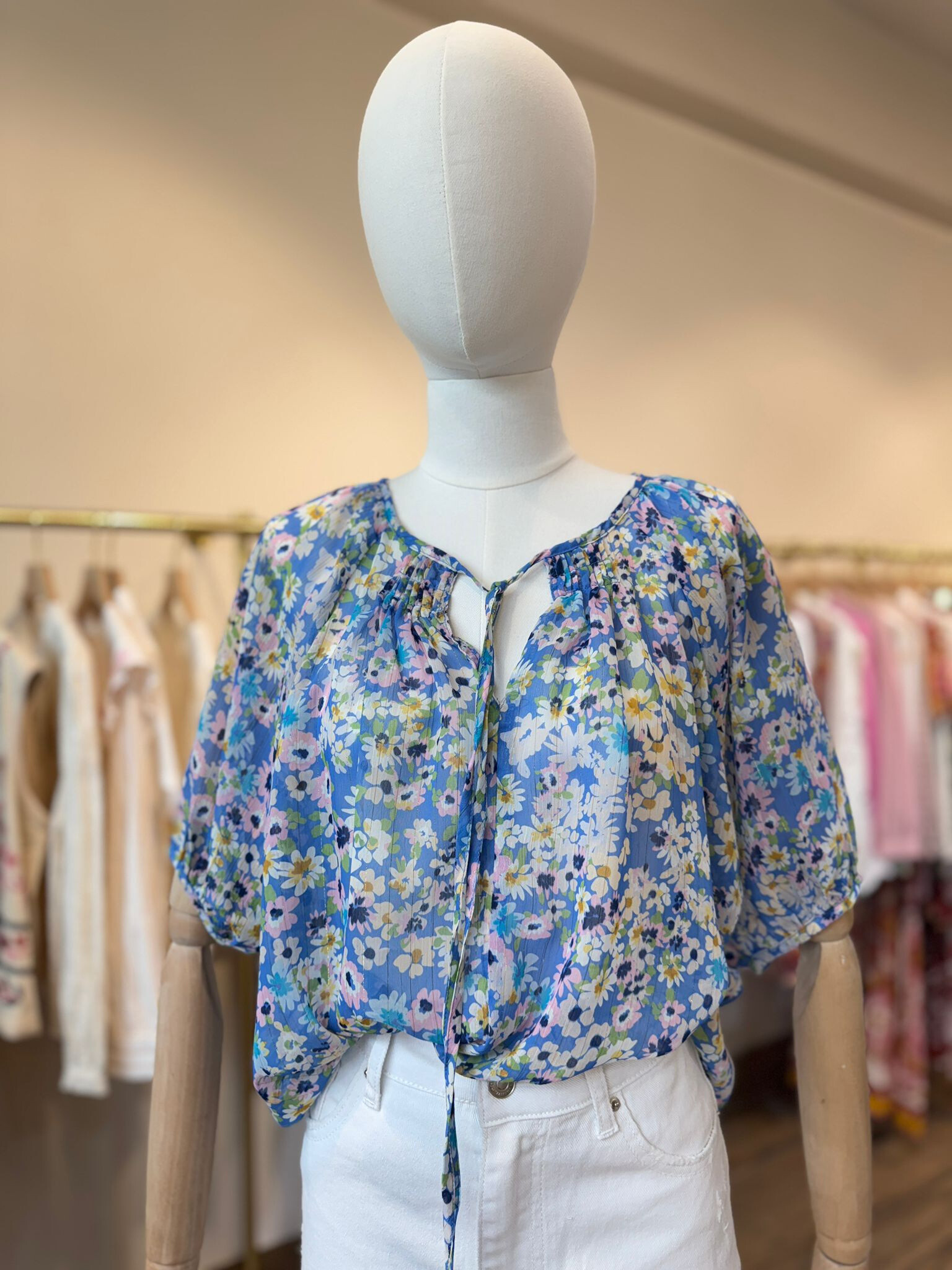 Grossiste Cerise Blue - BLOUSE IMPRIMEE