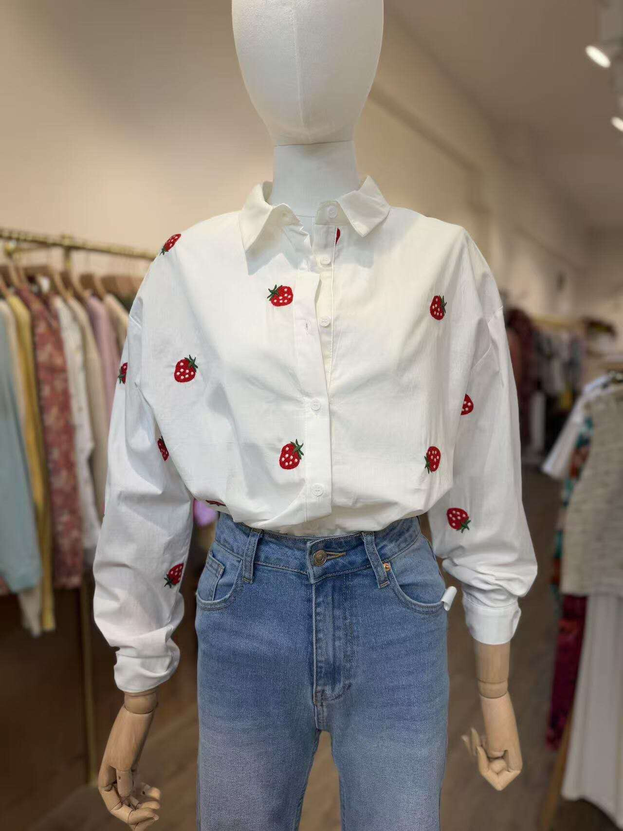 Wholesaler Cerise Blue - Bordee shirt