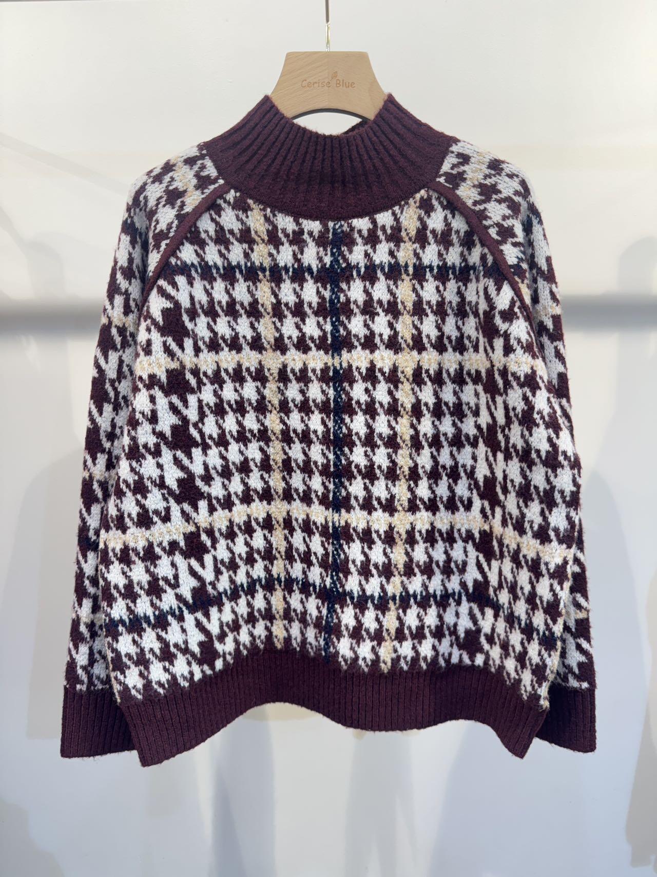 Pull élégant femme, mix laine et viscose, extensible, collection Automne/Hiver, fabriqué en Chine.