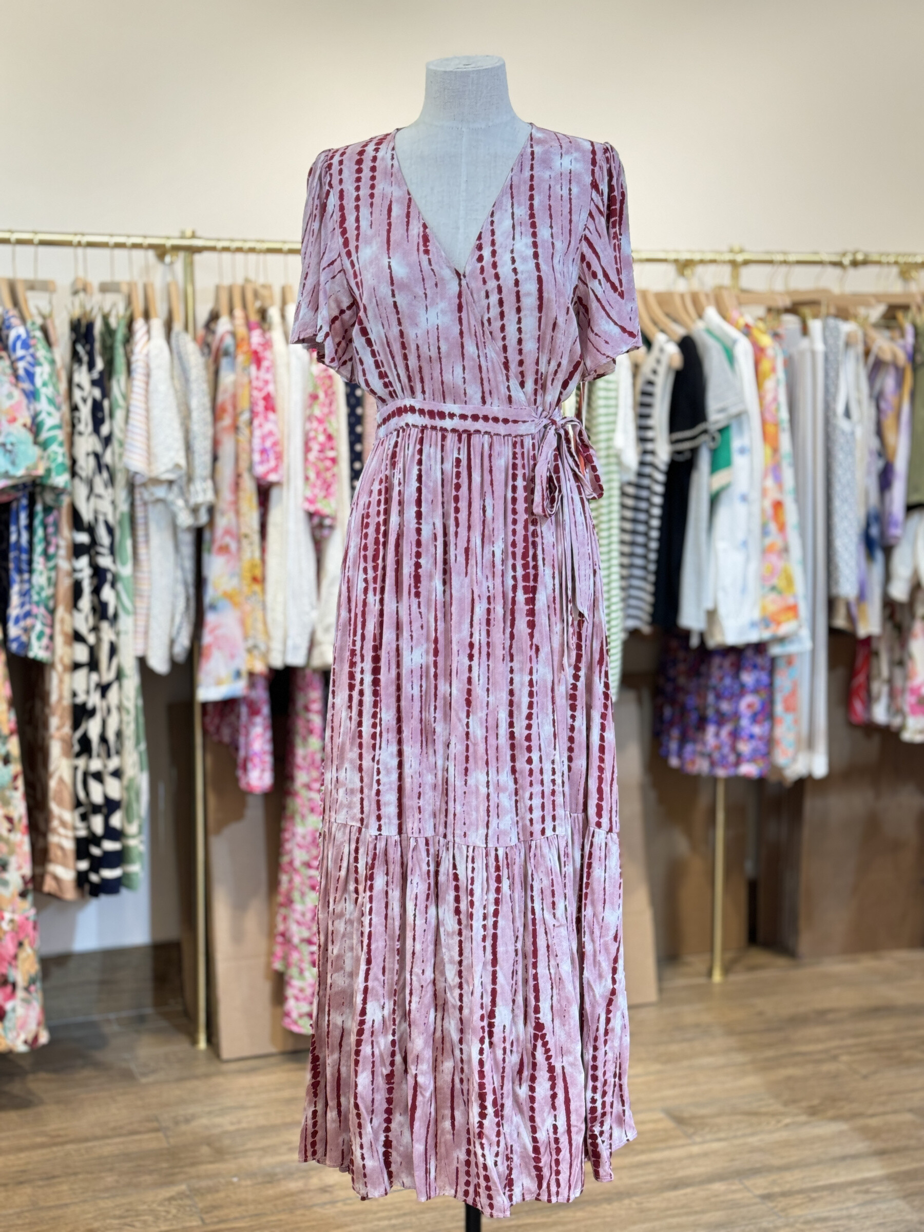 Wholesaler Cerise Blue - Printing dress