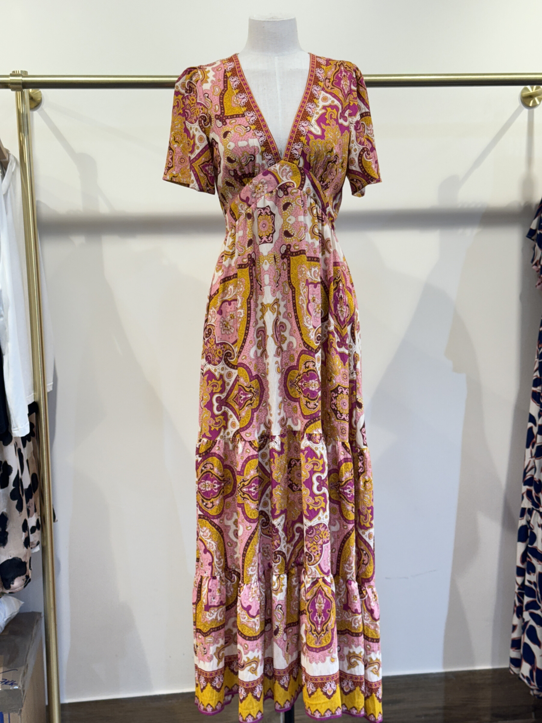 Wholesaler Cerise Blue - Printing dress