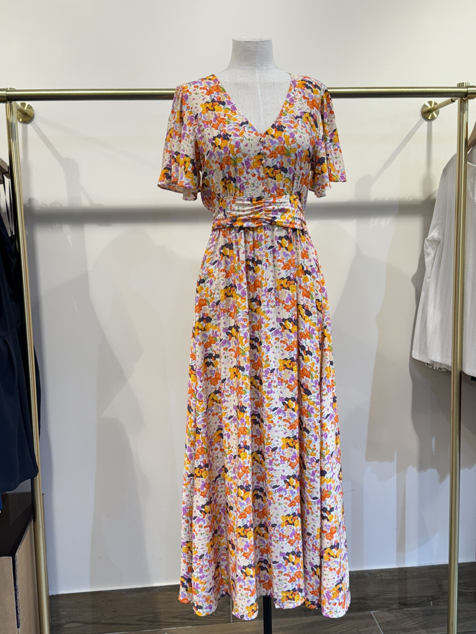 Wholesaler Cerise Blue - Printing dress