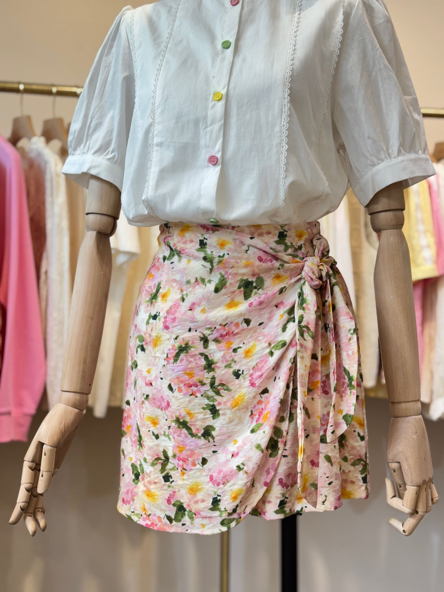 Grossista Cerise Blue - Shorts Skirt