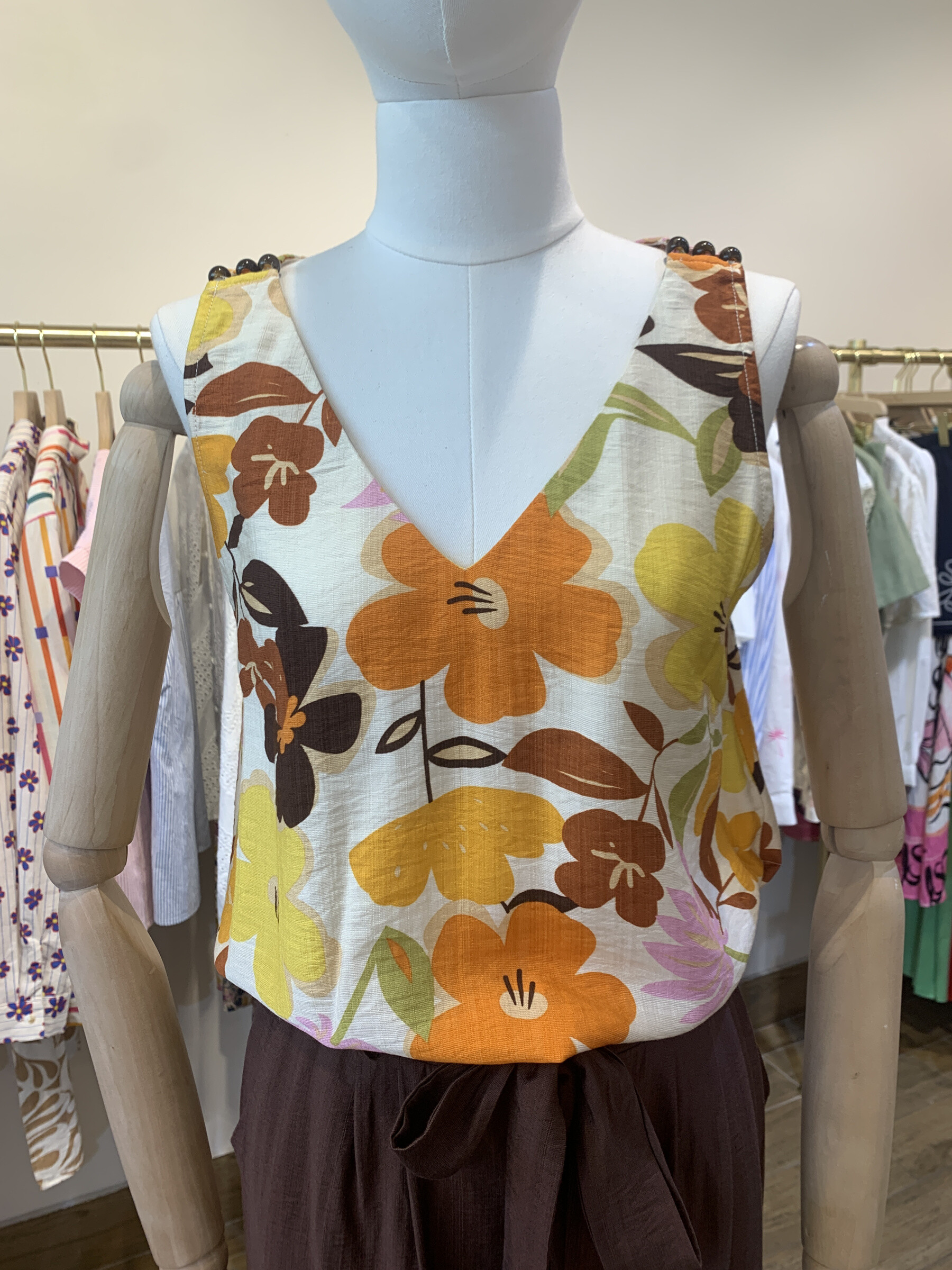 Grossista Cerise Blue - TOP IN VISCOSE