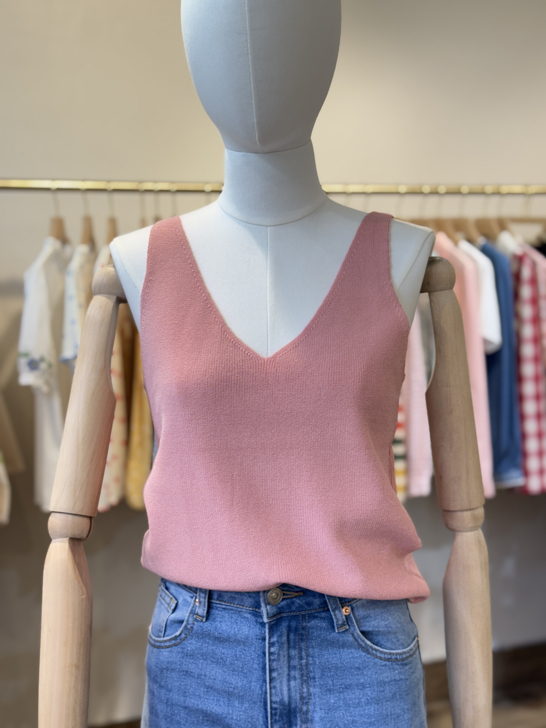 Wholesaler Cerise Blue - Top in knit