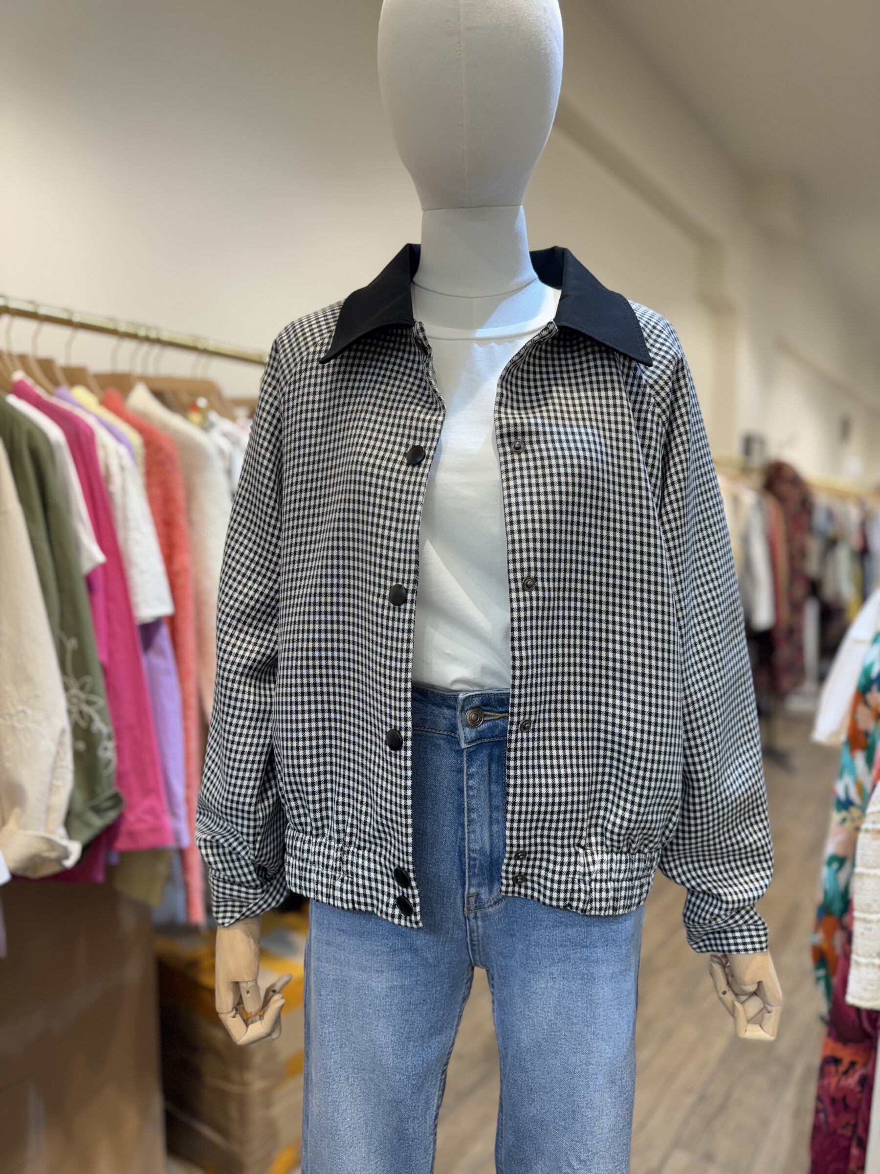 Wholesaler Cerise Blue - Vichy jacket