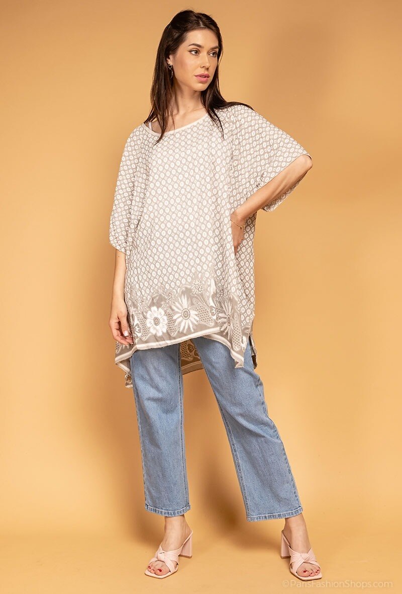 Grossiste Chana Mod - Blouse à imprimé fleurs