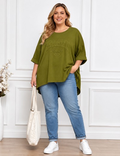 Großhändler Chana Mod - einfarbiges Sweatshirt mit bedrucktem Vorderteil Vorderlänge 74cm Rückenlänge 78cm Brustumfang 70cm Großhändler Chana Mod - einfarbiges Sweatshirt mit bedrucktem Vorderteil Vorderlänge 74cm Rückenlänge 78cm Brustumfang 70cm