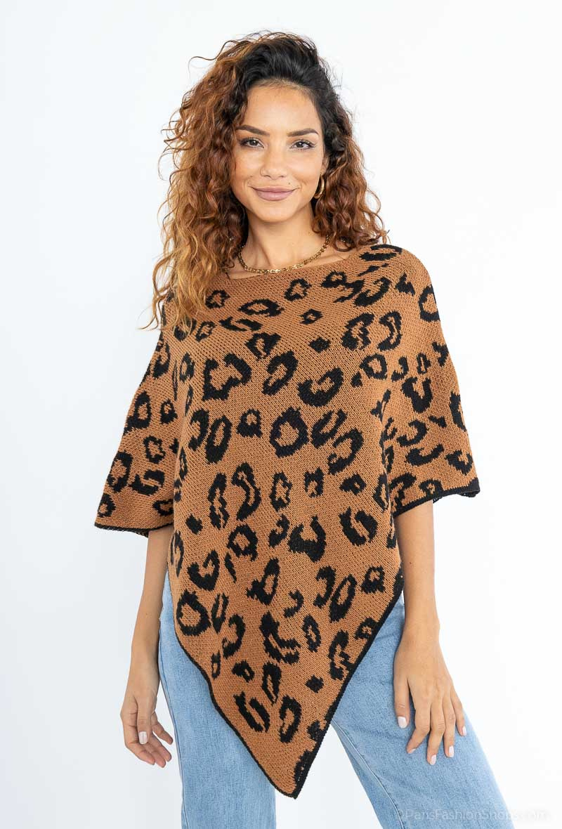 Grossiste Chana Mod - poncho imprimé