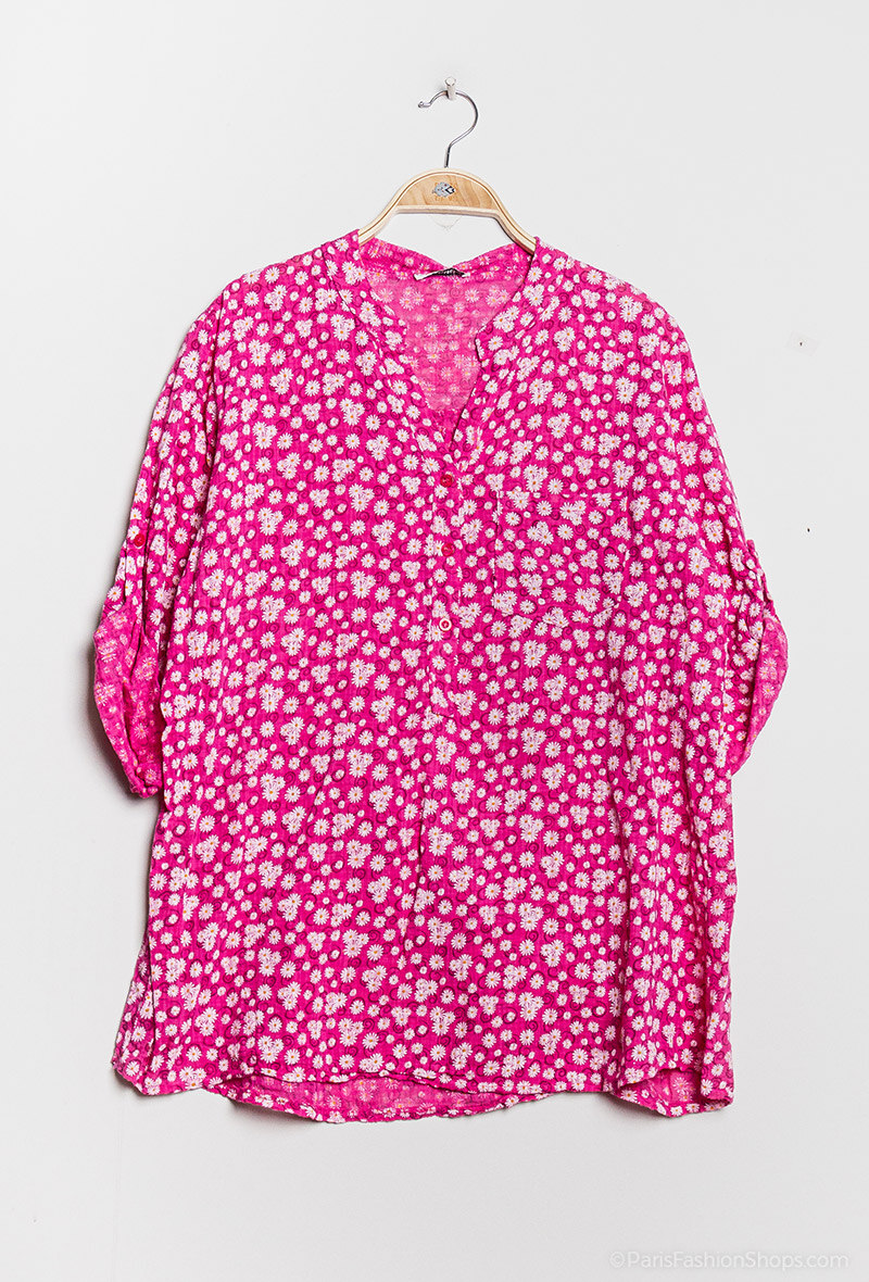 Grossiste Chana Mod - Blouse à imprimé fleurs