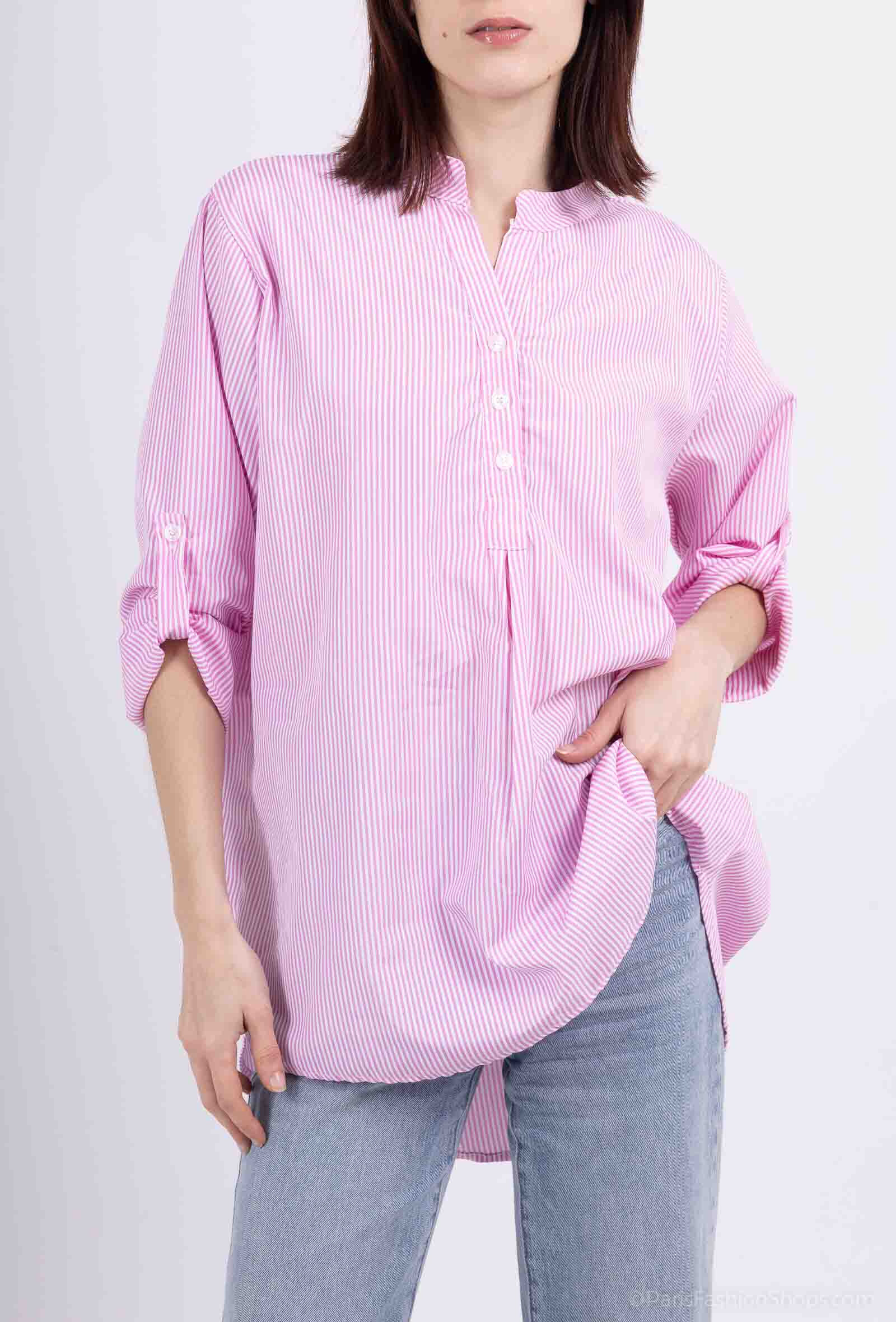 Wholesaler Chana Mod - MAO collar stripe