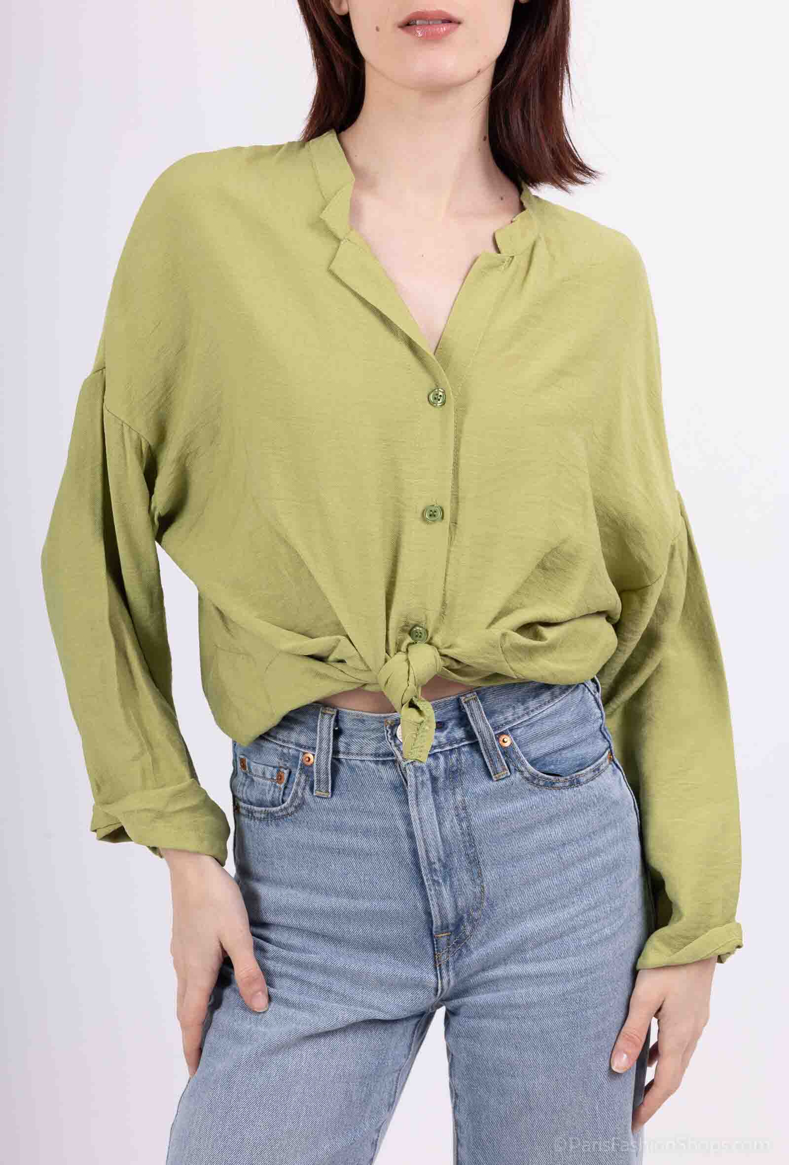 Wholesaler Chana Mod - Uni shirt Col Mao