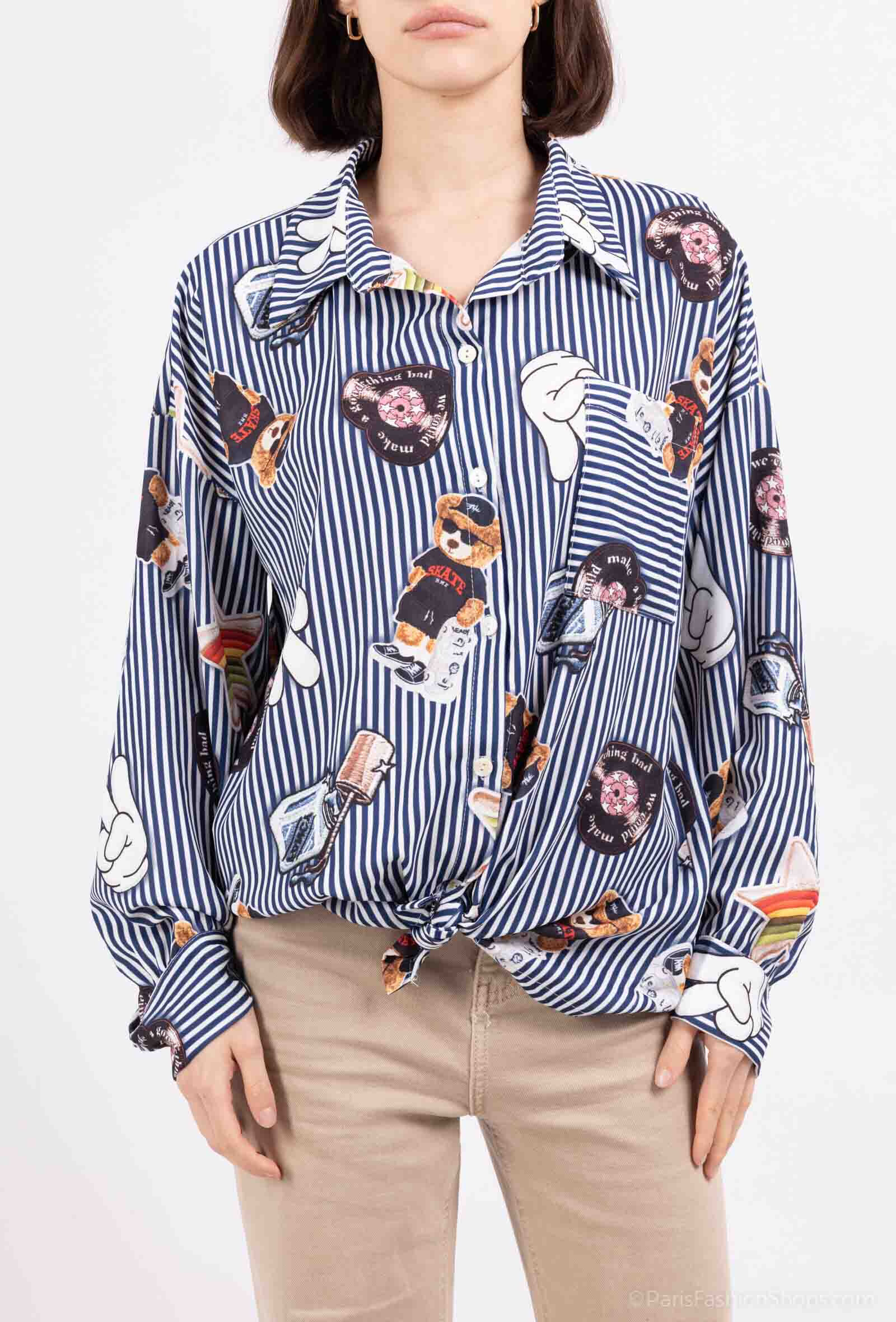 Wholesaler Chana Mod - Raye bust 73 print shirt prints 73