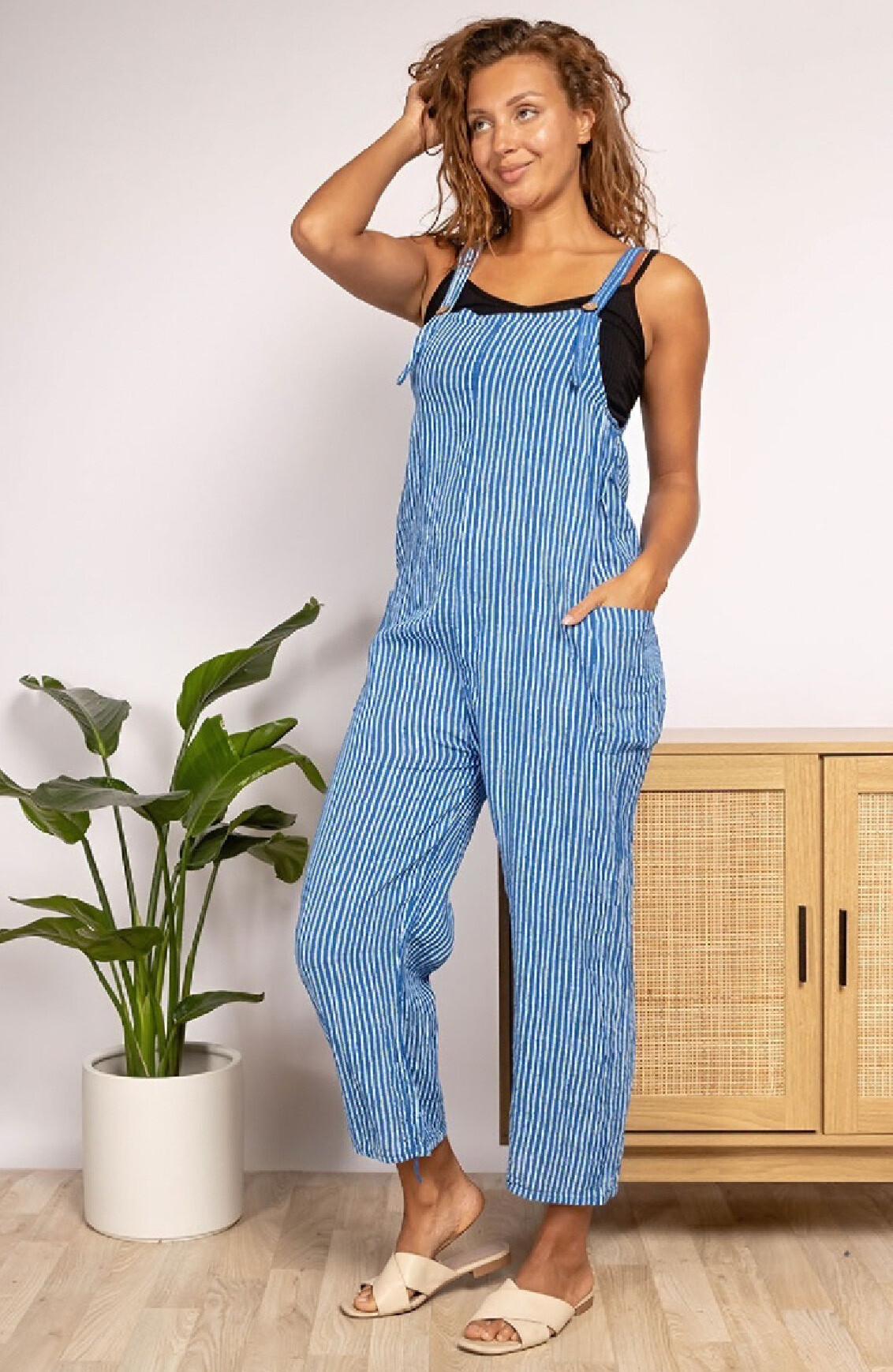 Großhändler Chana Mod - GESTREIFTE LATZHOSE