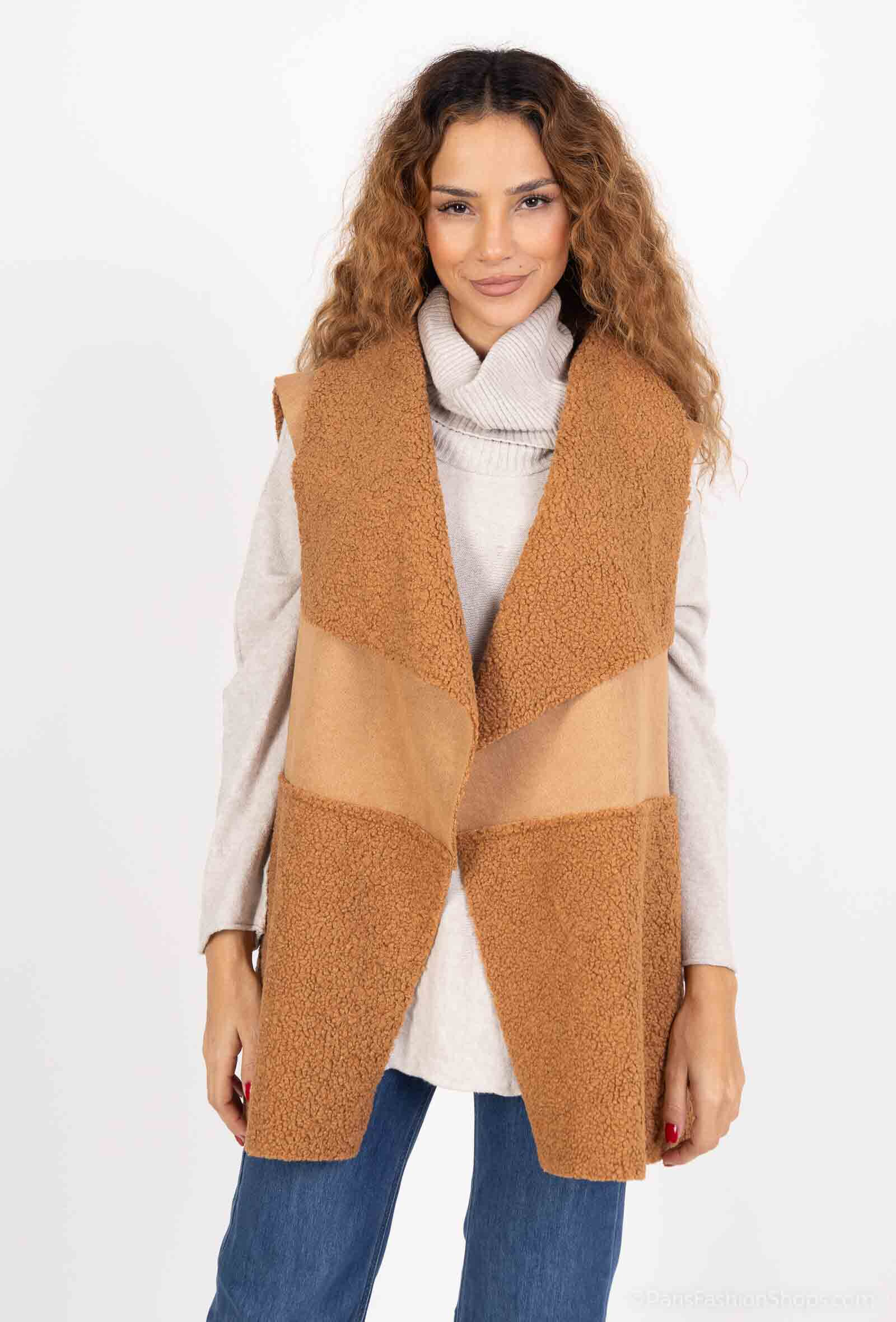 Wholesaler Chana Mod - Lined sleeveless vest