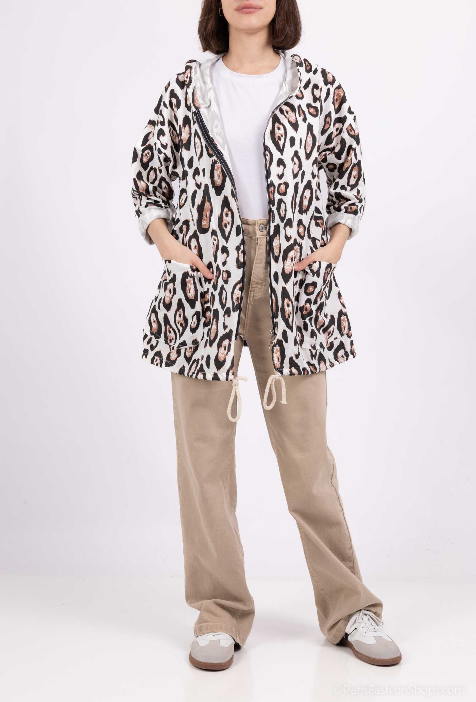 Wholesaler Chana Mod - Plain zipped vest with hood