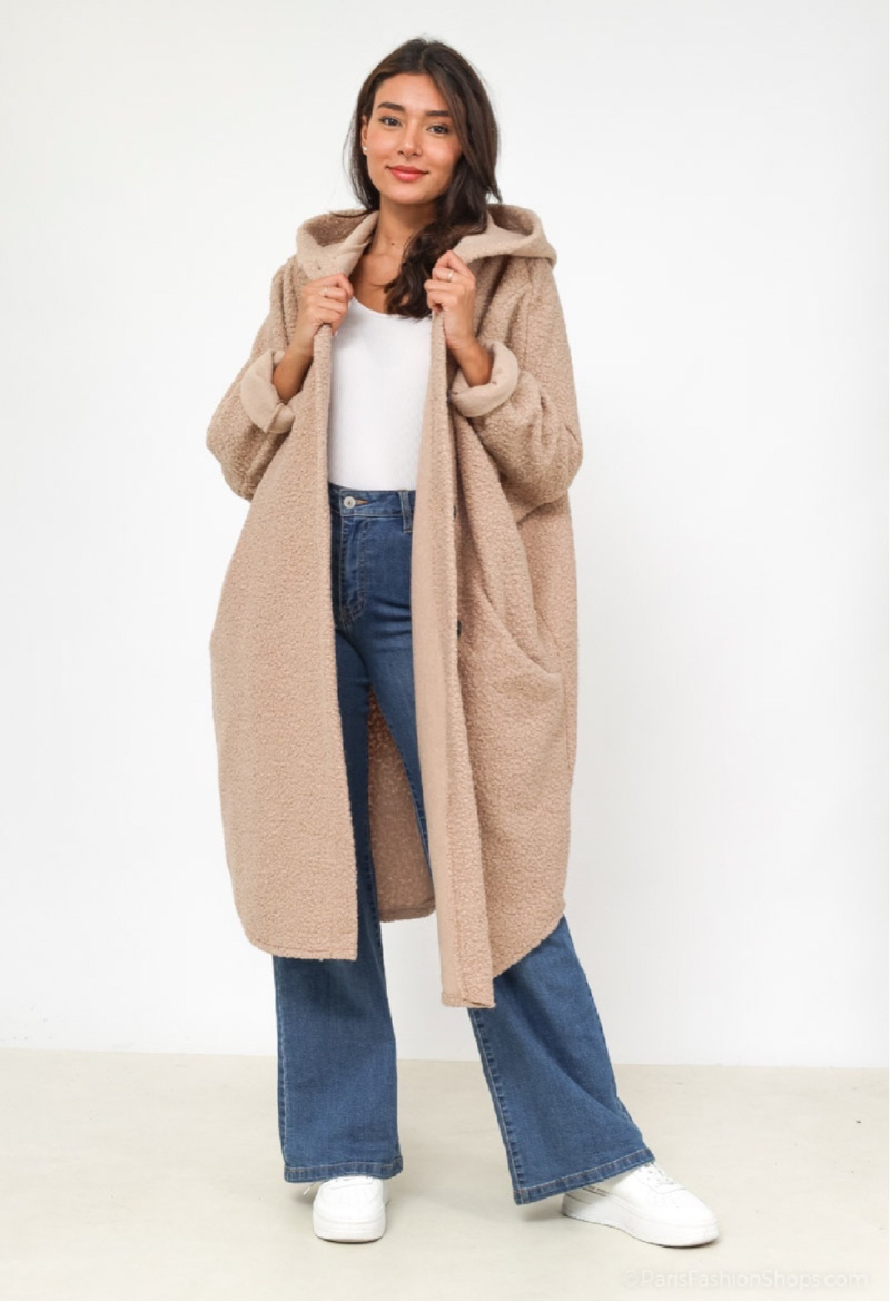Grossiste Chana Mod - Manteau uni
